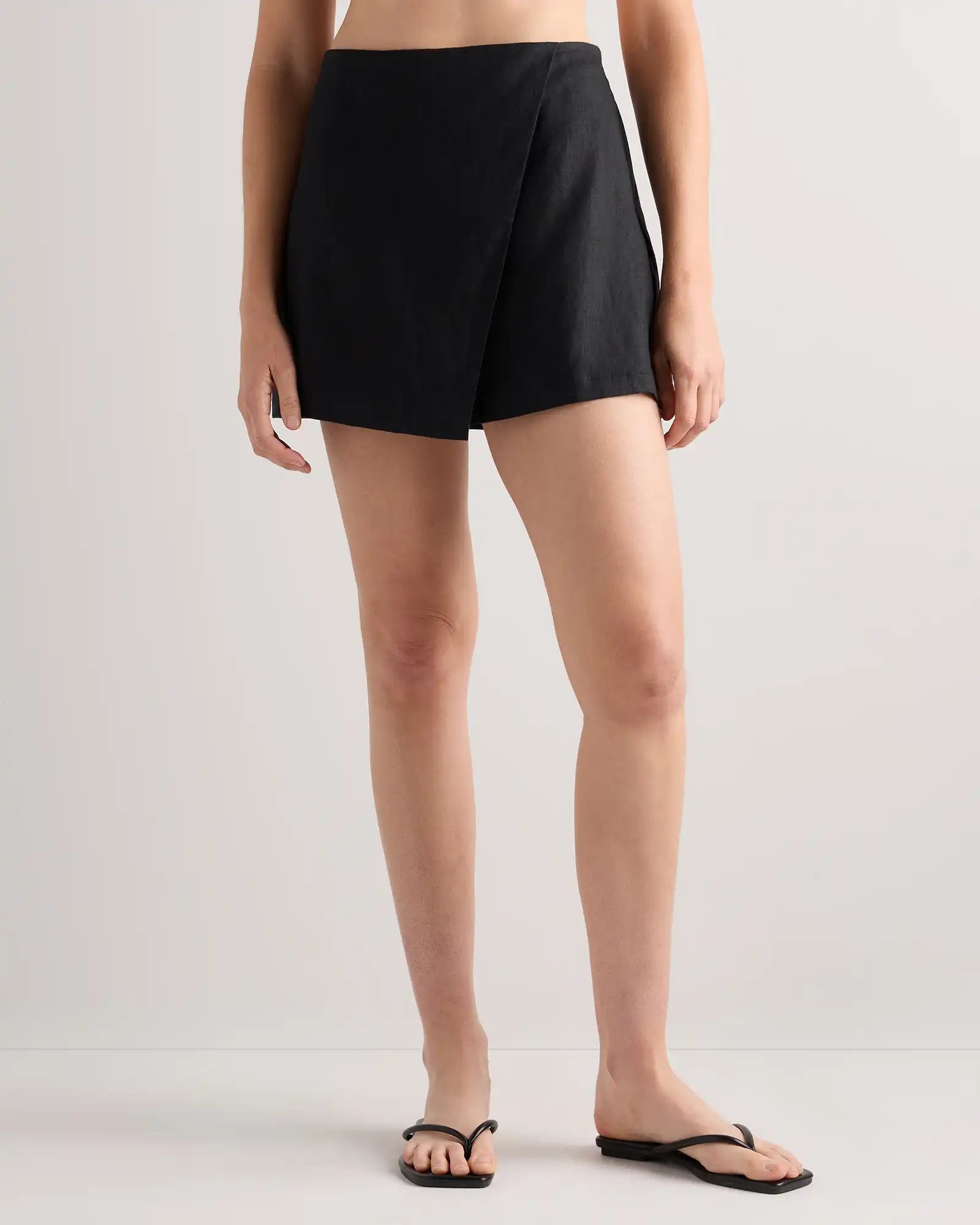 100% European Linen Skort