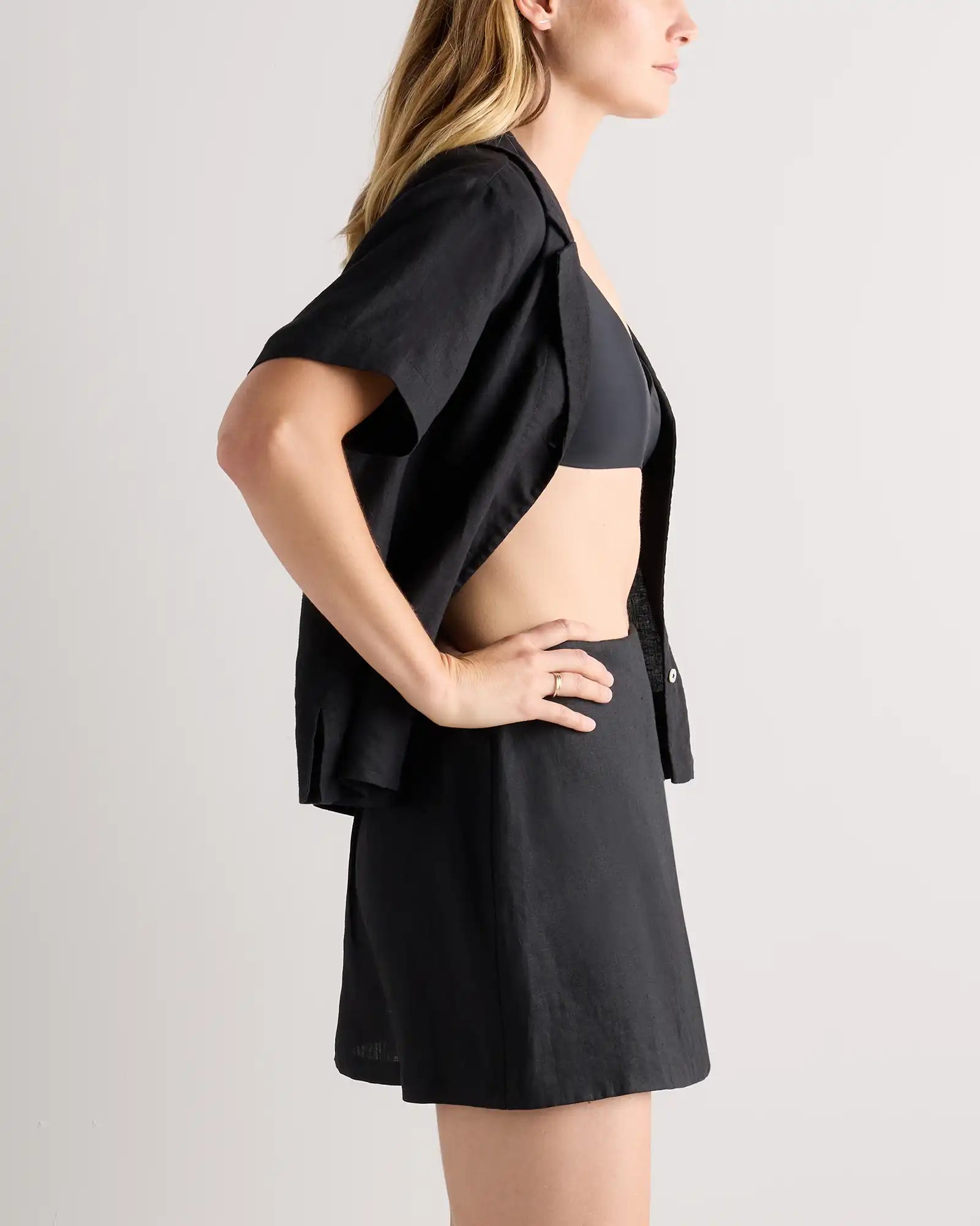100% European Linen Skort