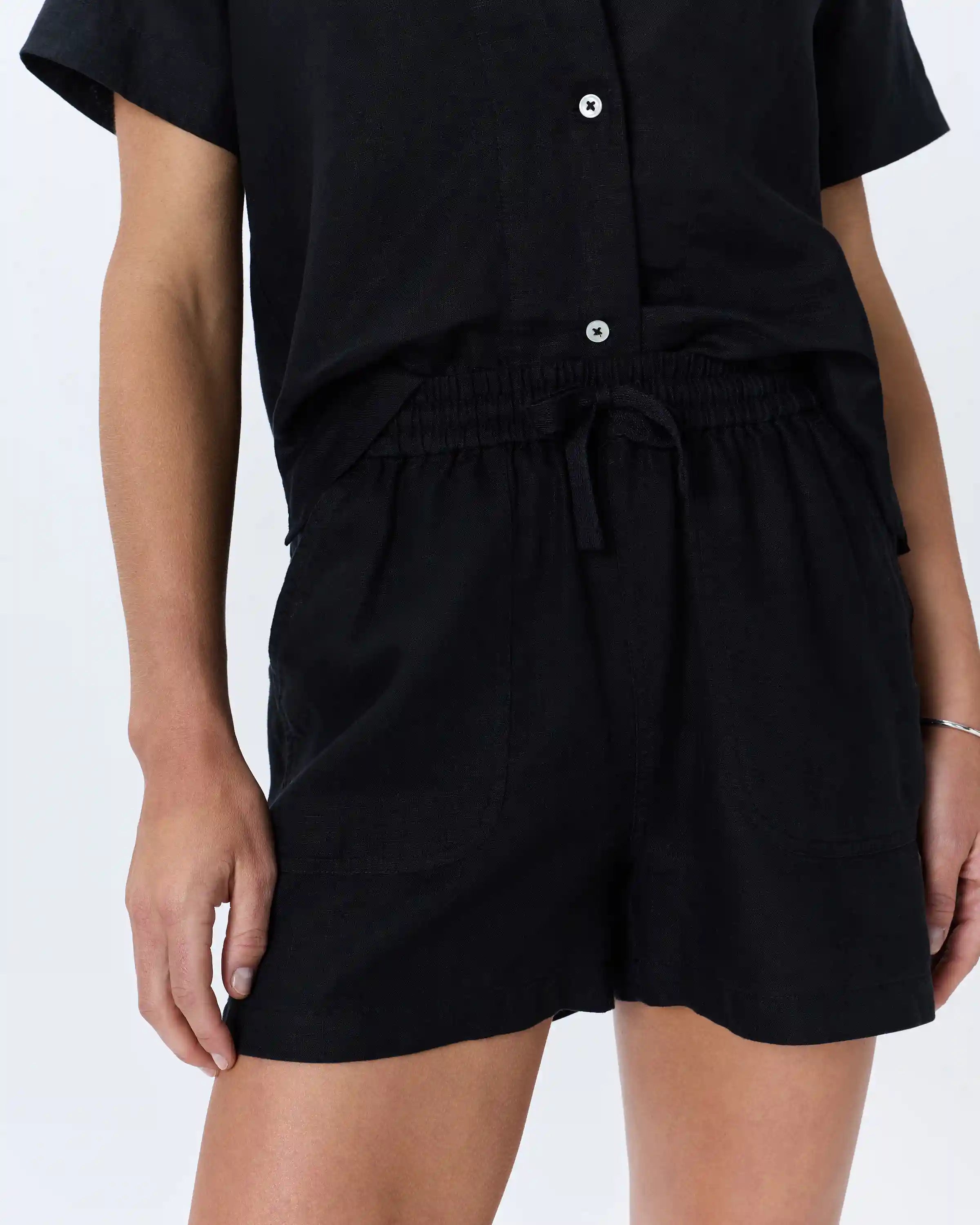 100% European Linen Shorts