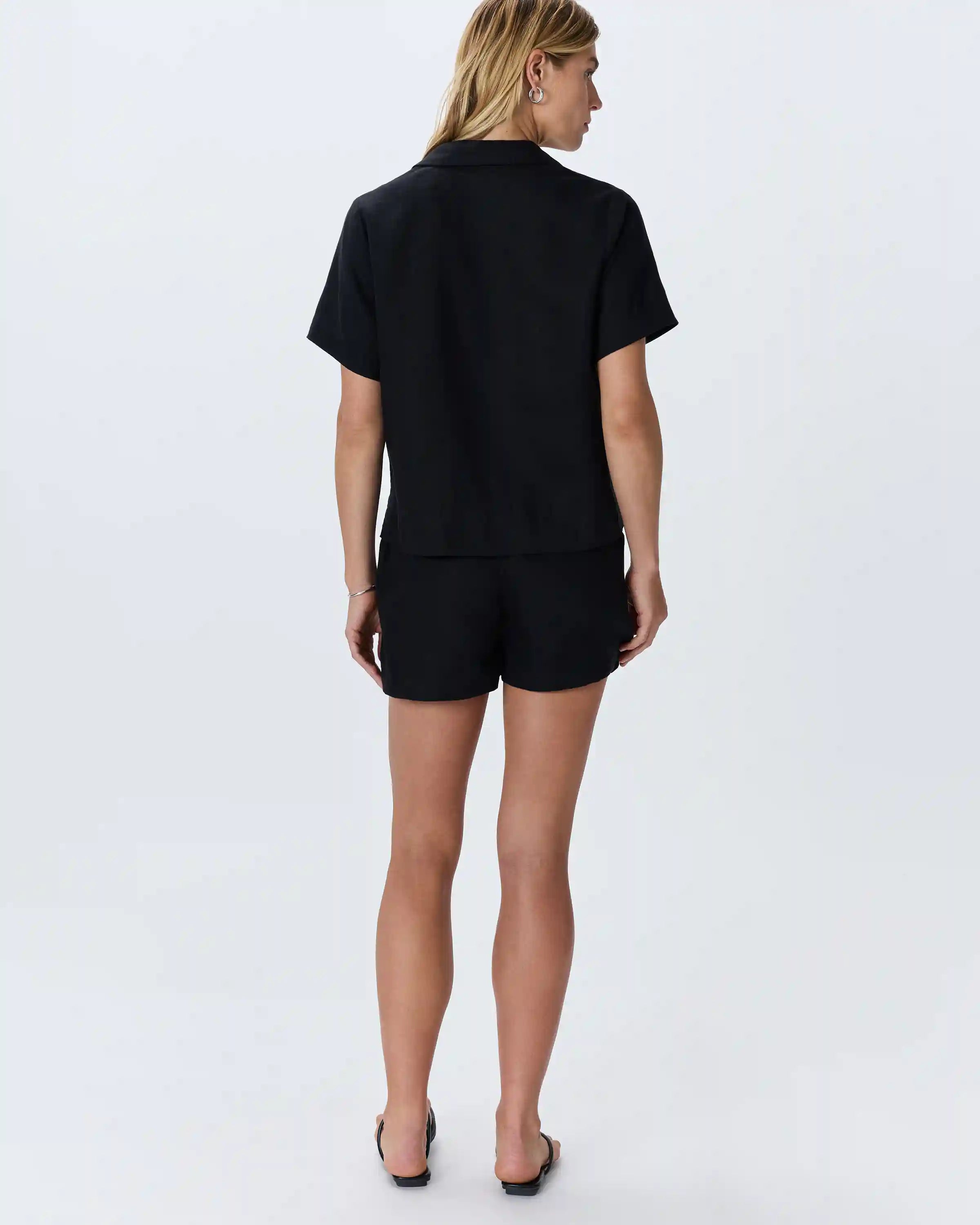 100% European Linen Shorts