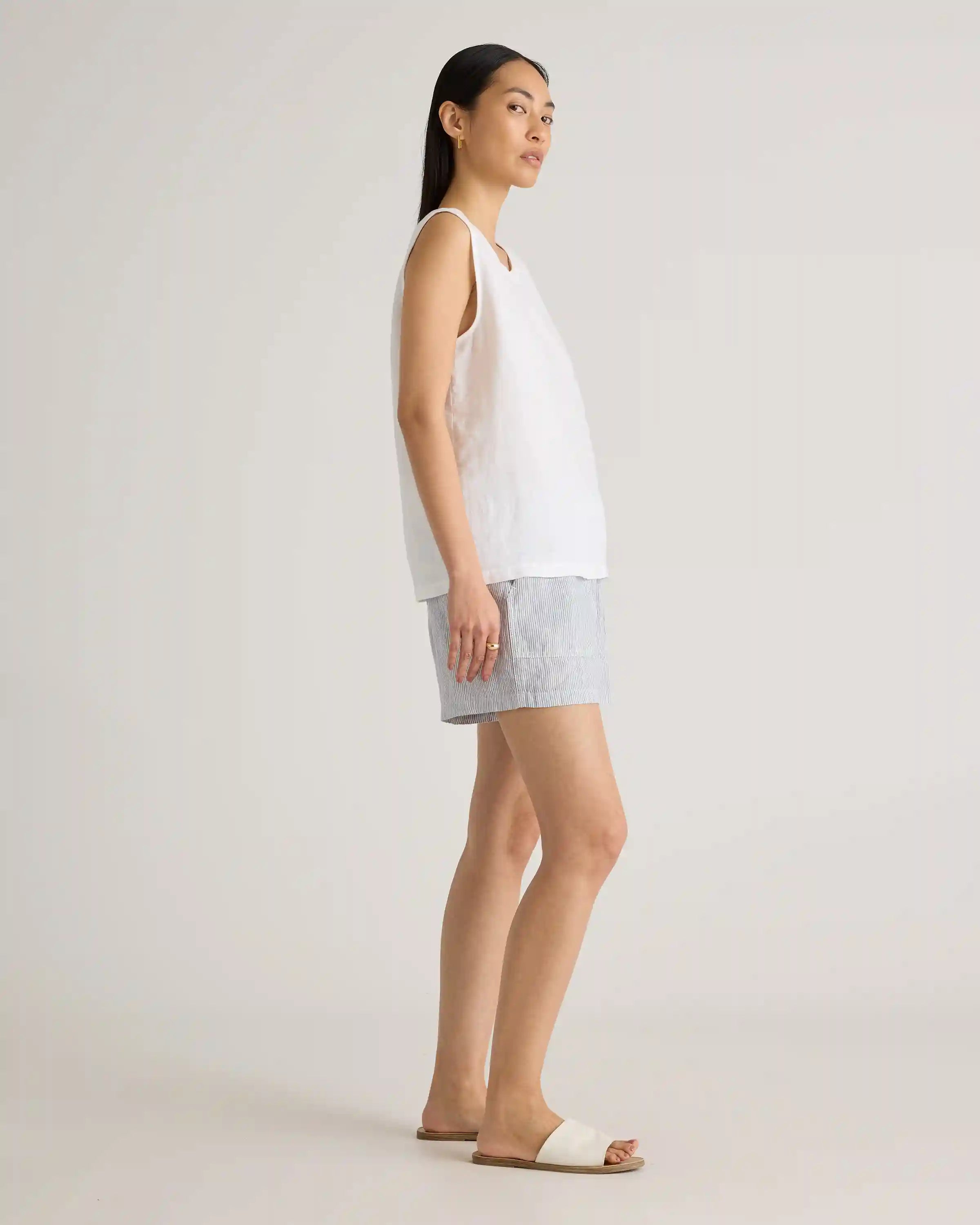 100% European Linen Shorts