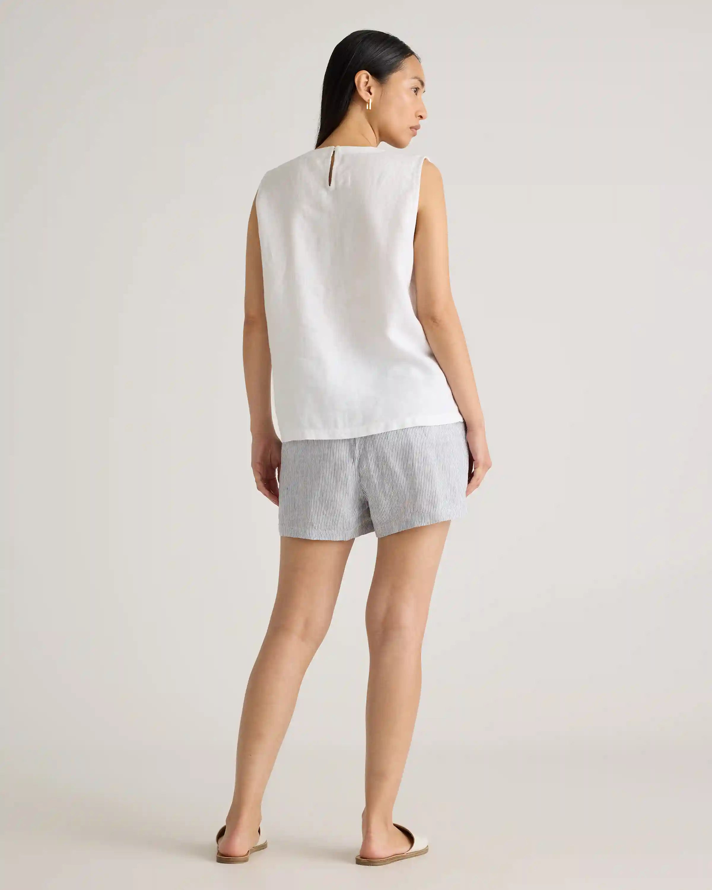100% European Linen Shorts