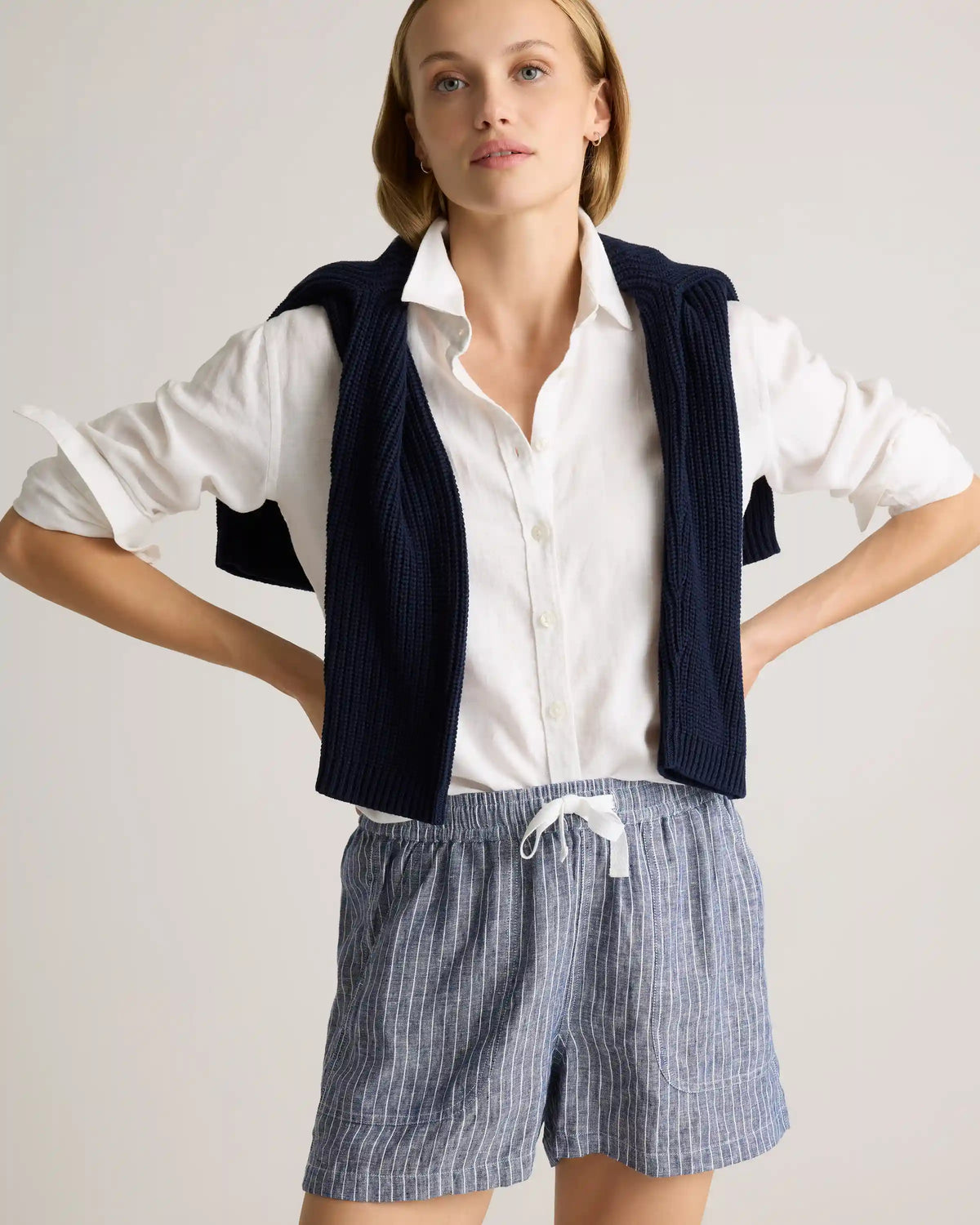 100% European Linen Shorts
