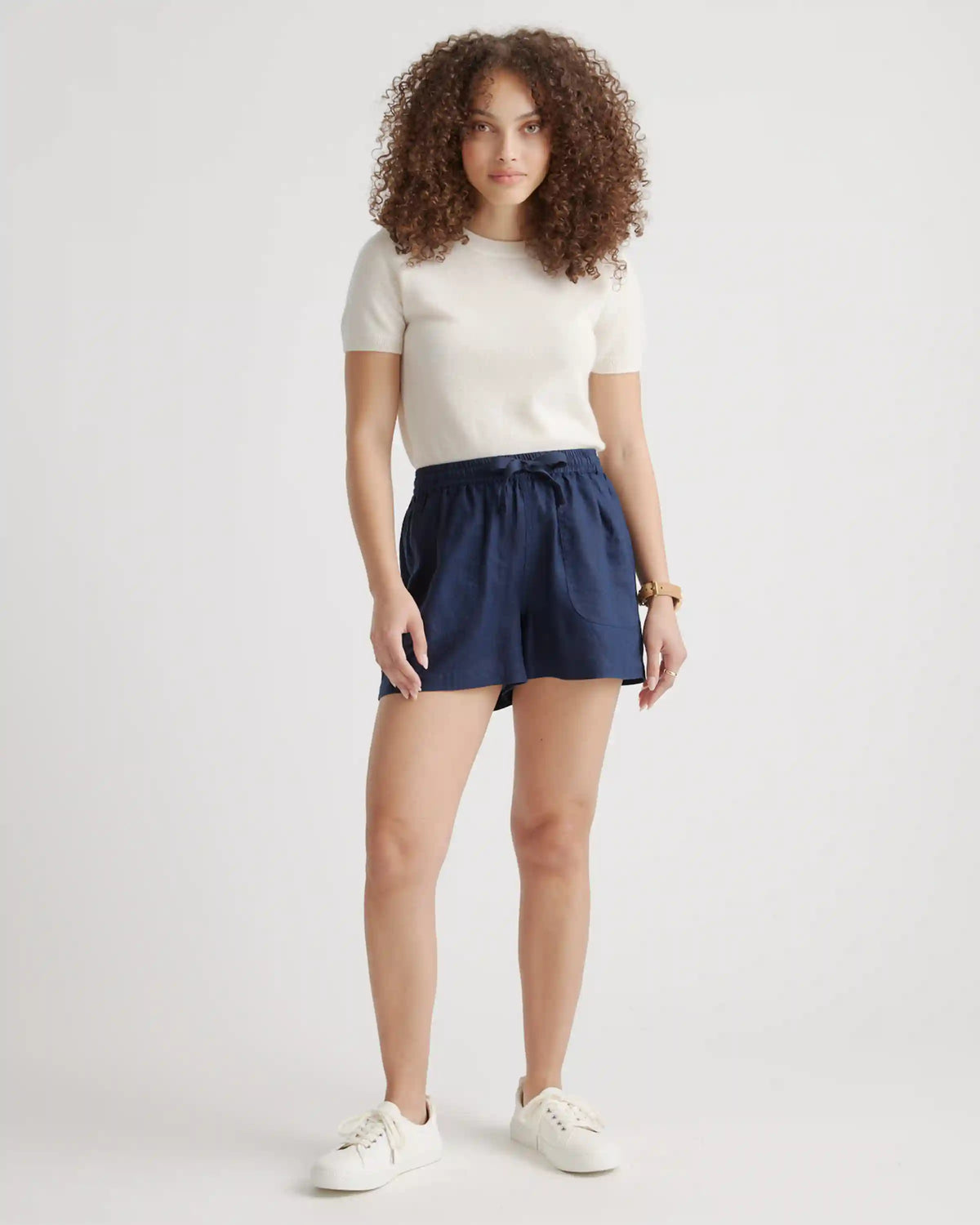 100% European Linen Shorts