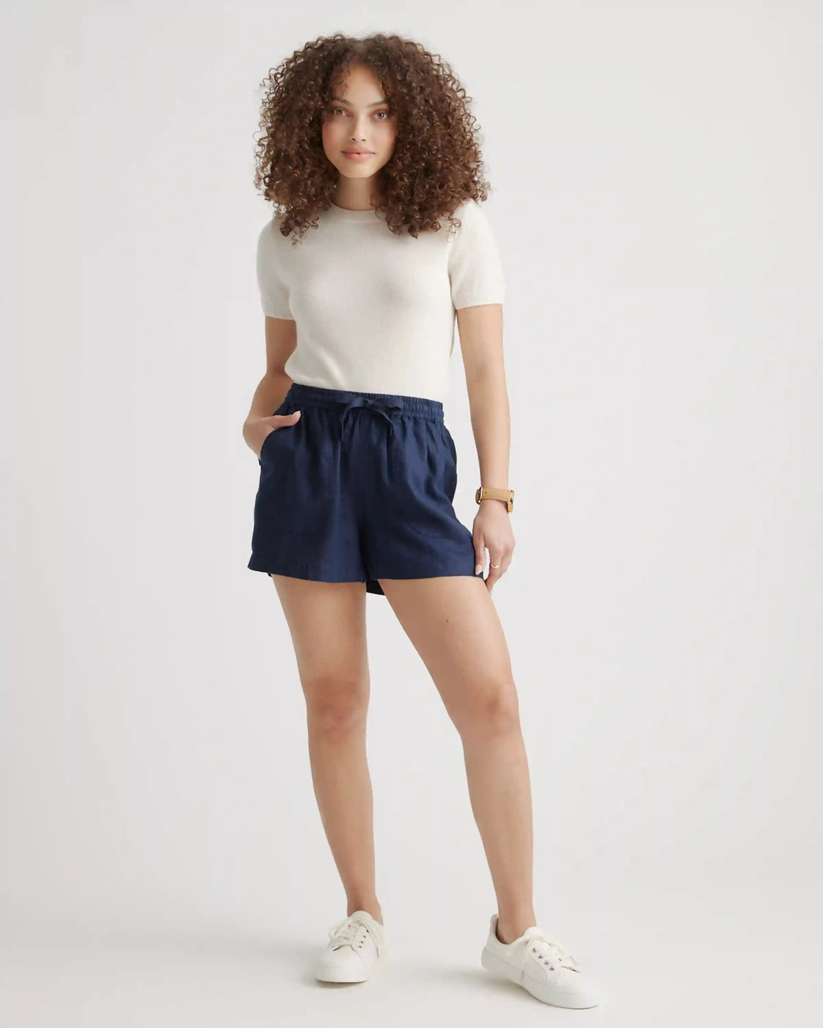 100% European Linen Shorts
