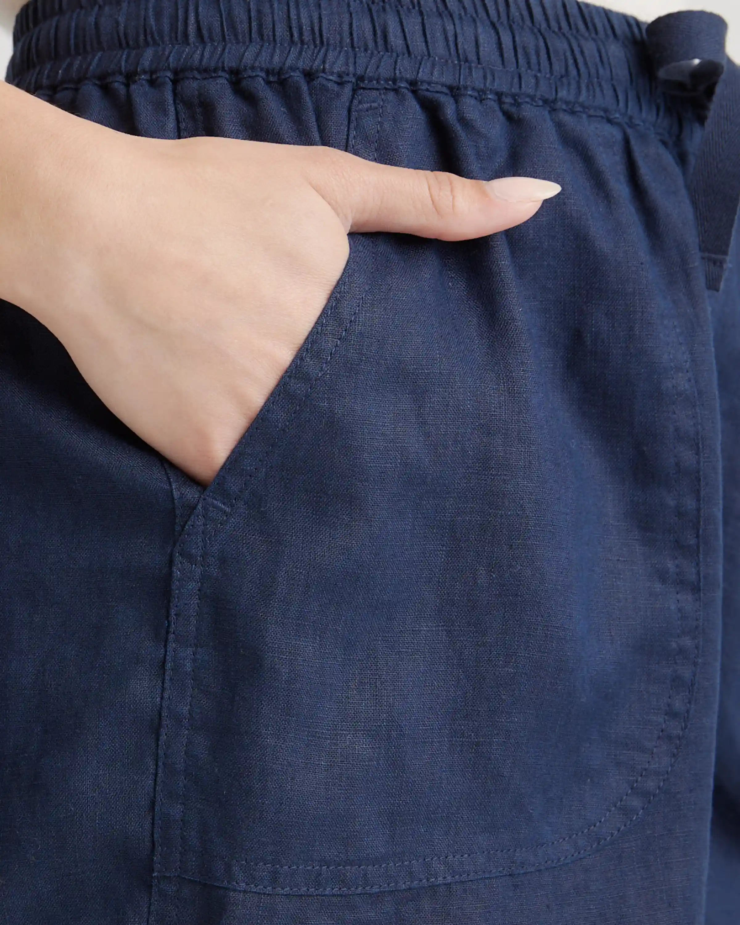 100% European Linen Shorts