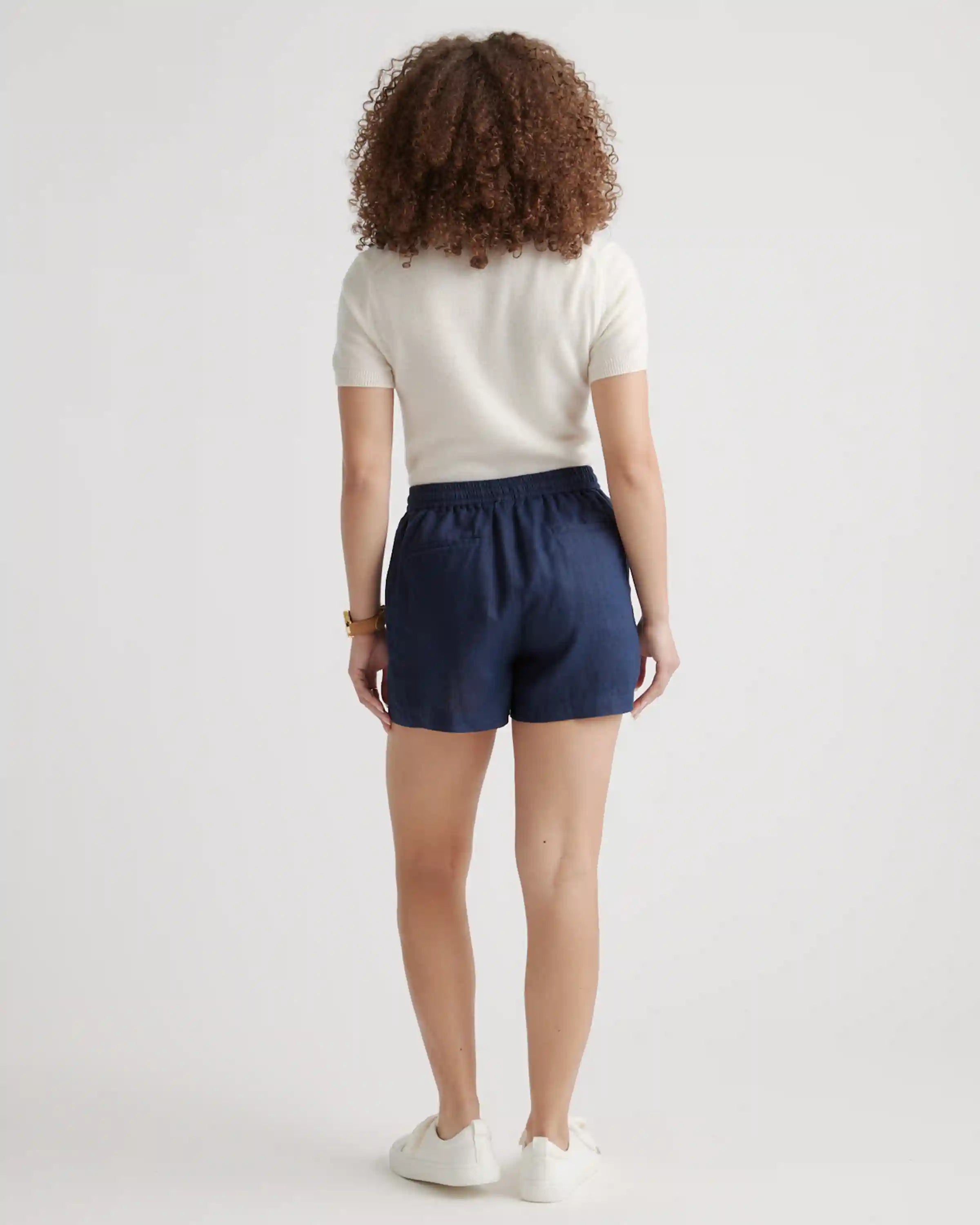 100% European Linen Shorts