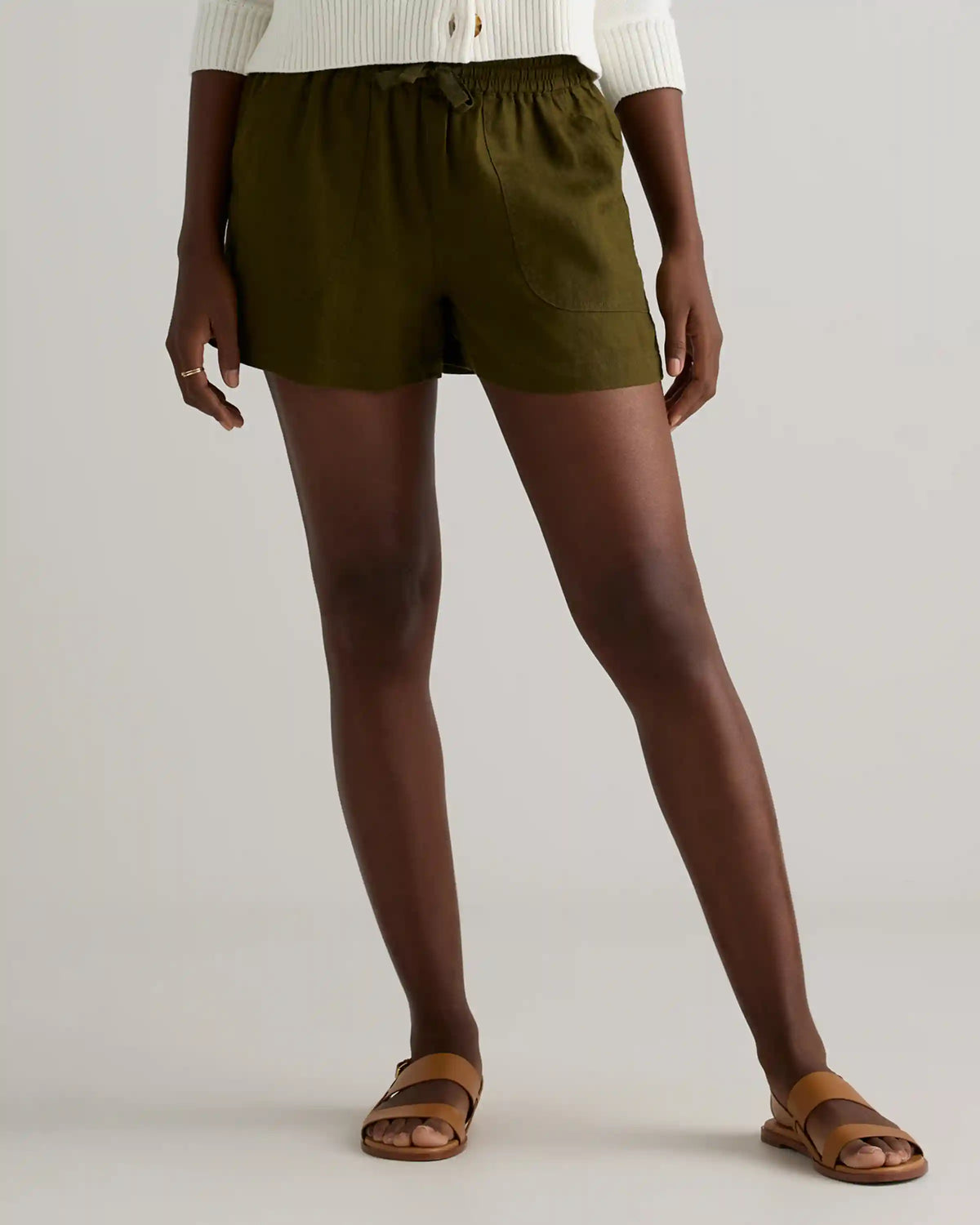 100% European Linen Shorts