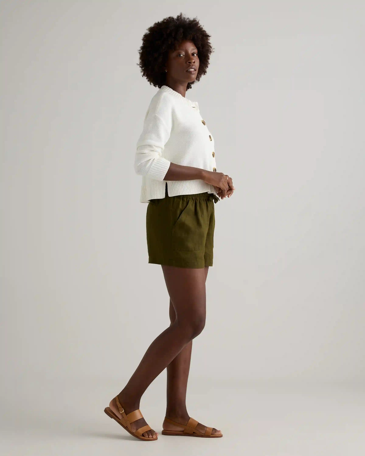 100% European Linen Shorts