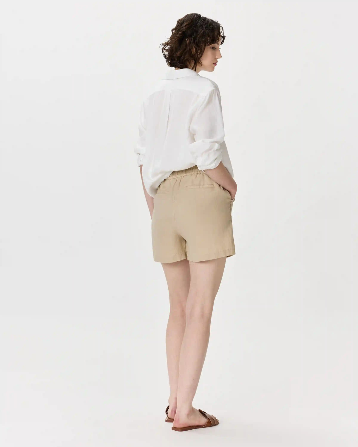 100% European Linen Shorts