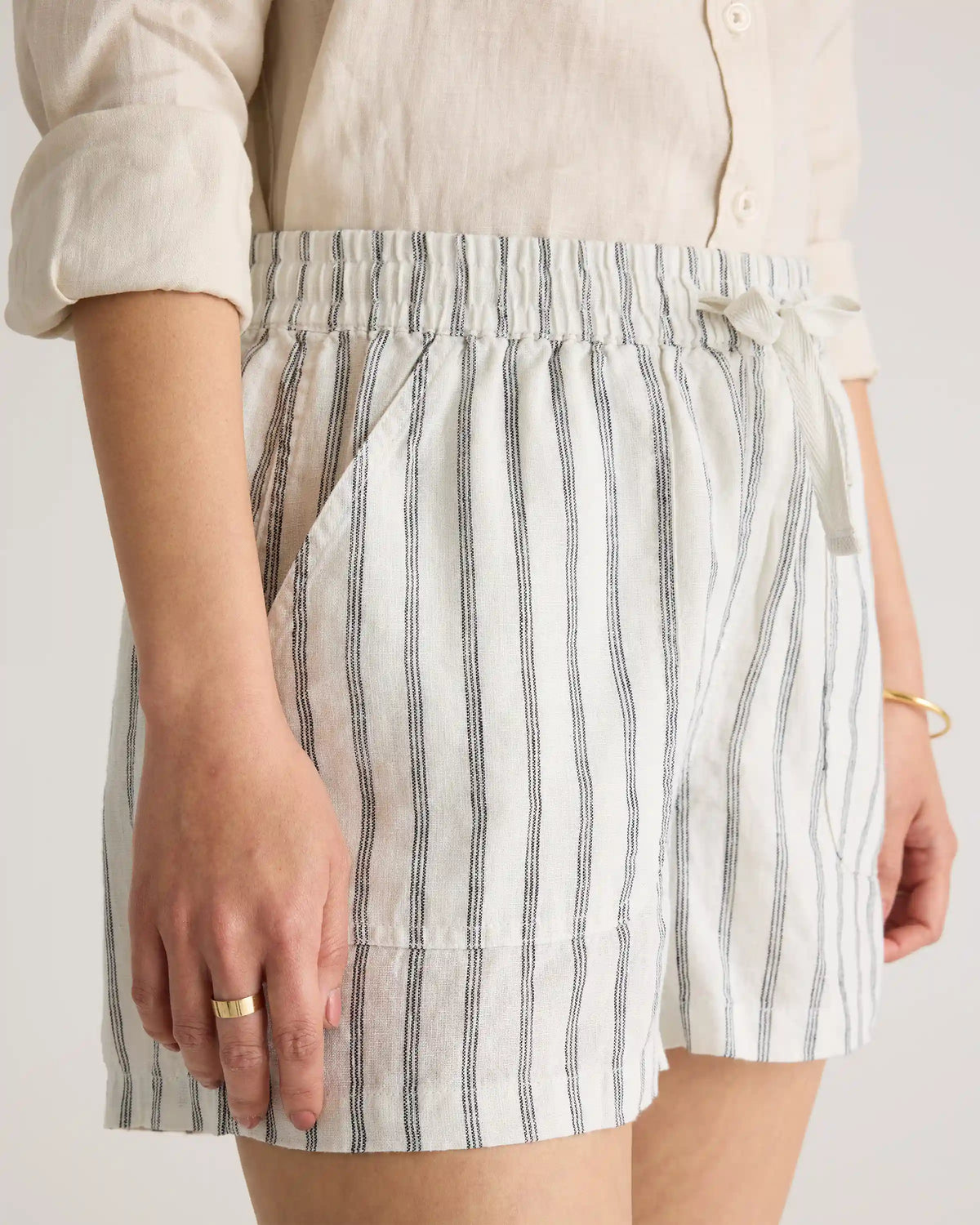 100% European Linen Shorts