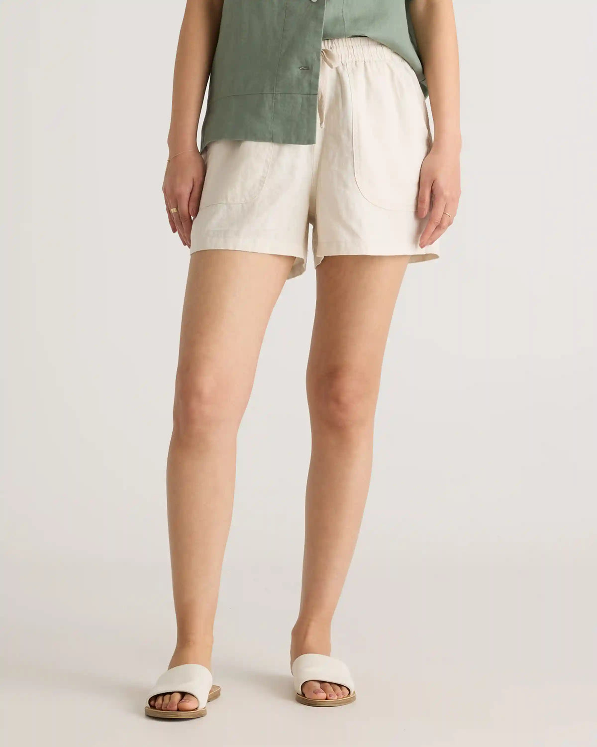 100% European Linen Shorts