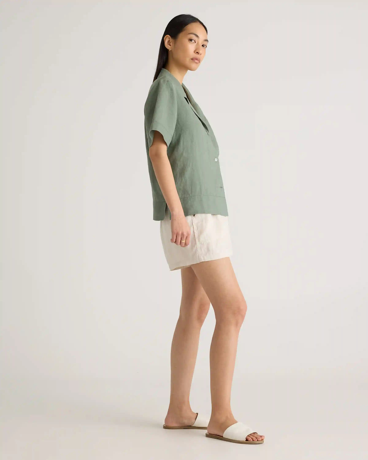 100% European Linen Shorts