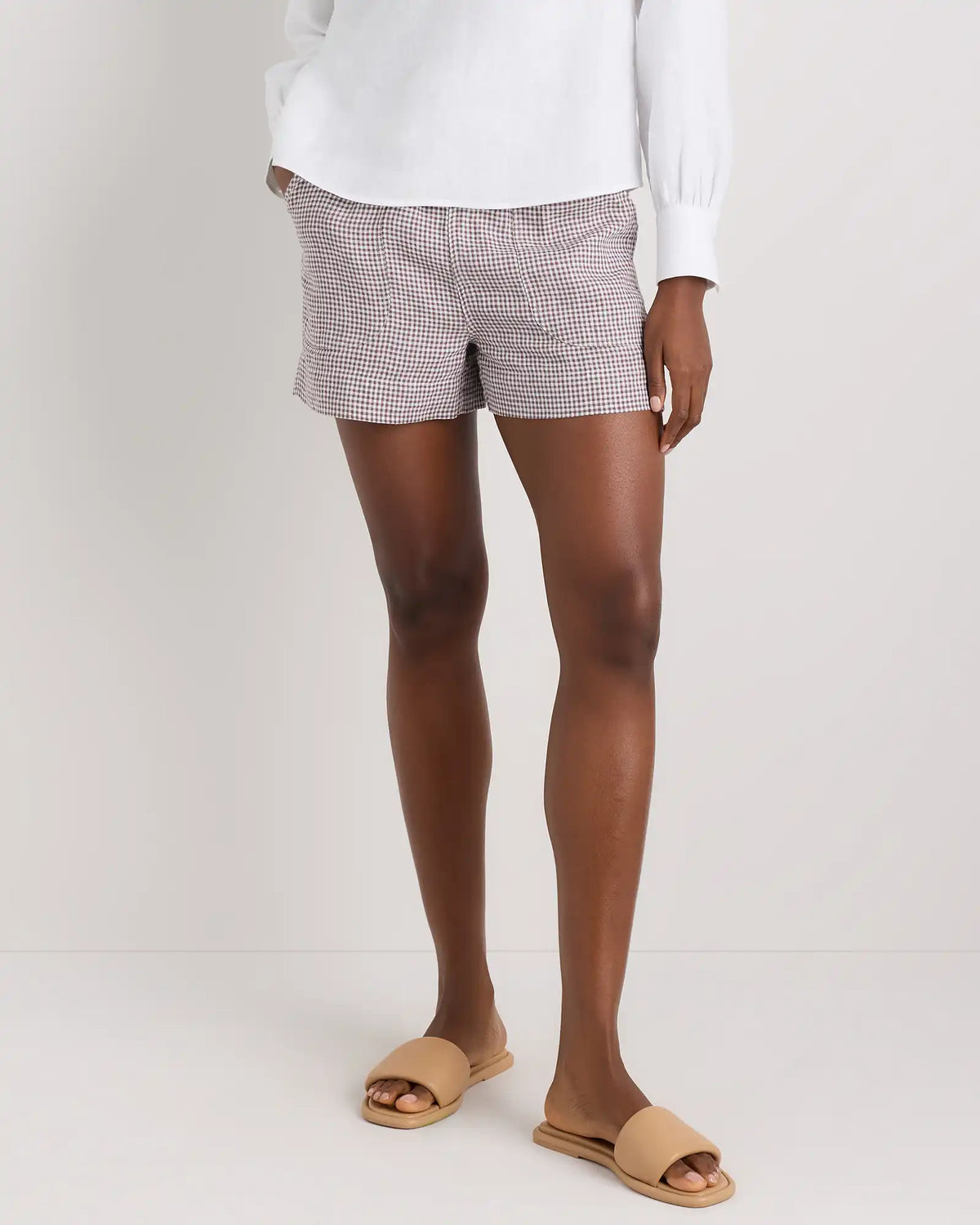 100% European Linen Shorts