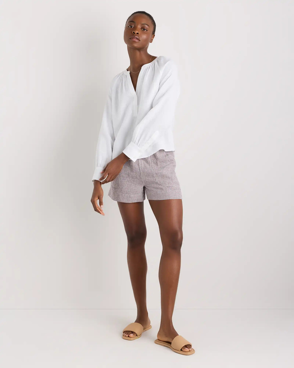 100% European Linen Shorts