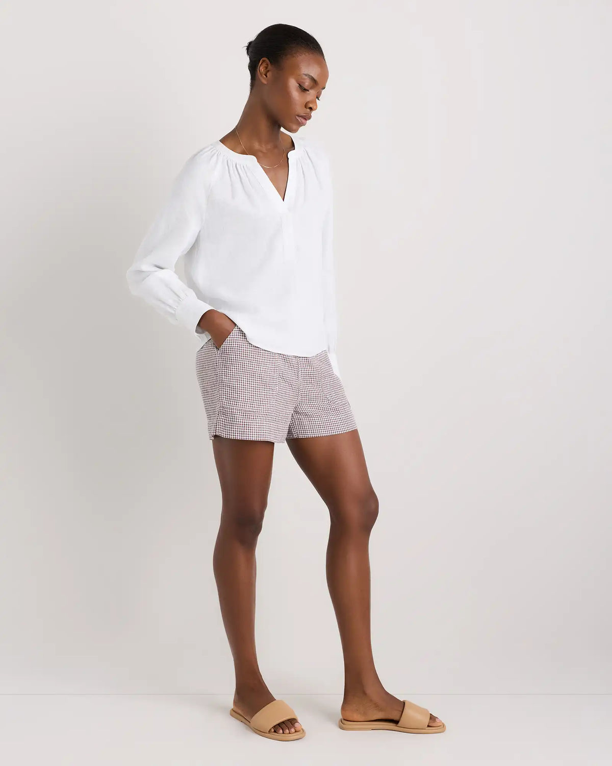 100% European Linen Shorts