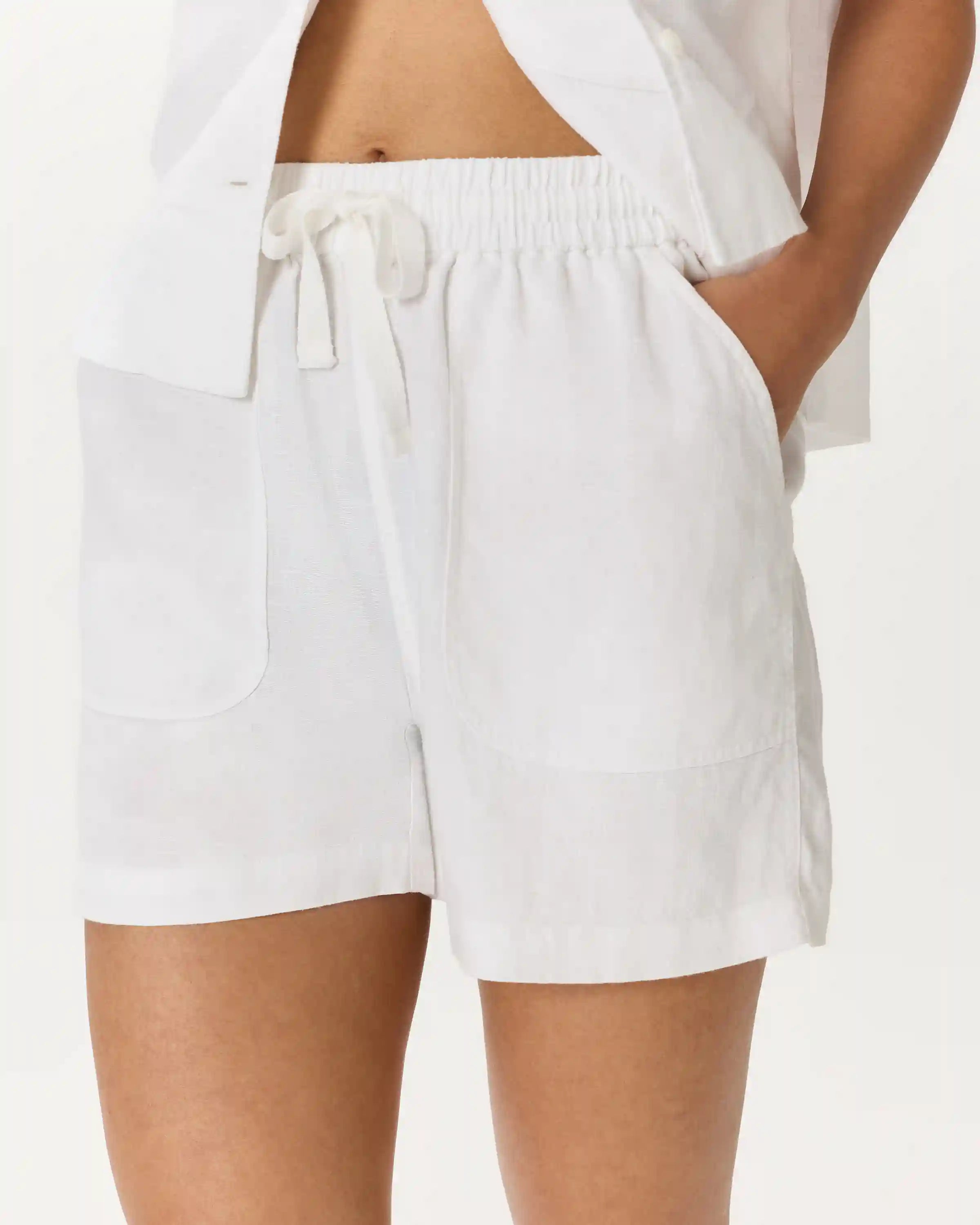 100% European Linen Shorts