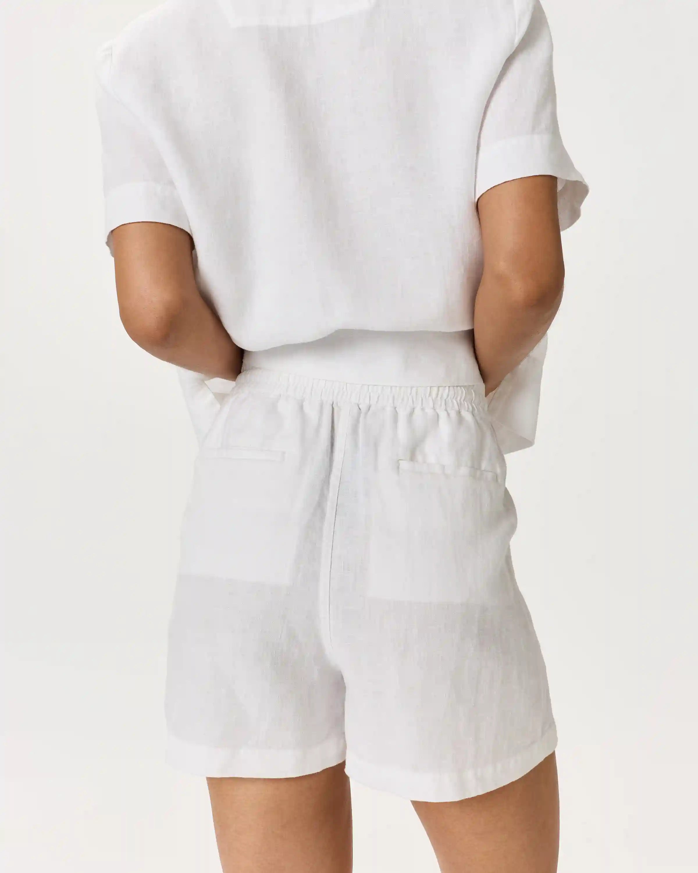 100% European Linen Shorts