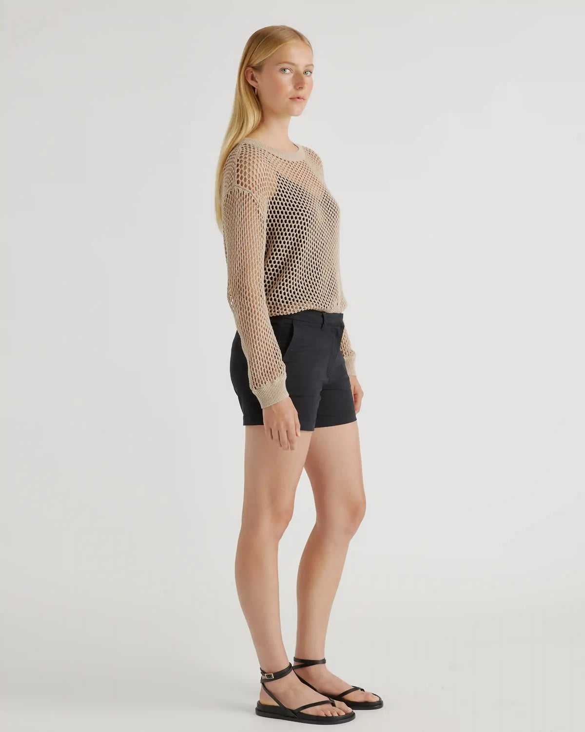 Organic Stretch Cotton Chino Shorts