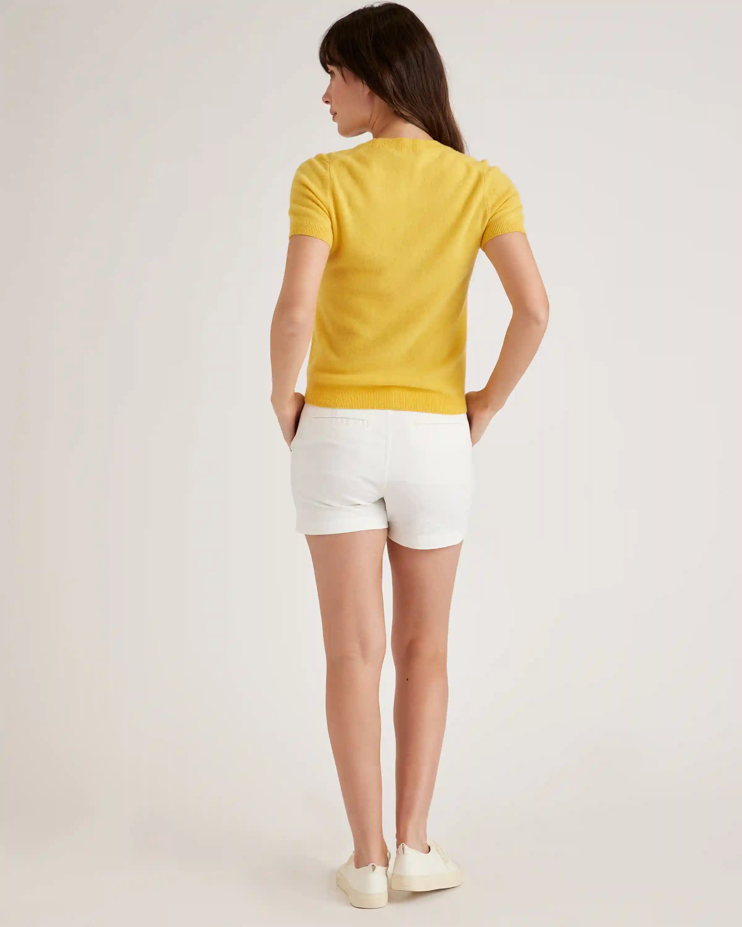 Organic Stretch Cotton Chino Shorts