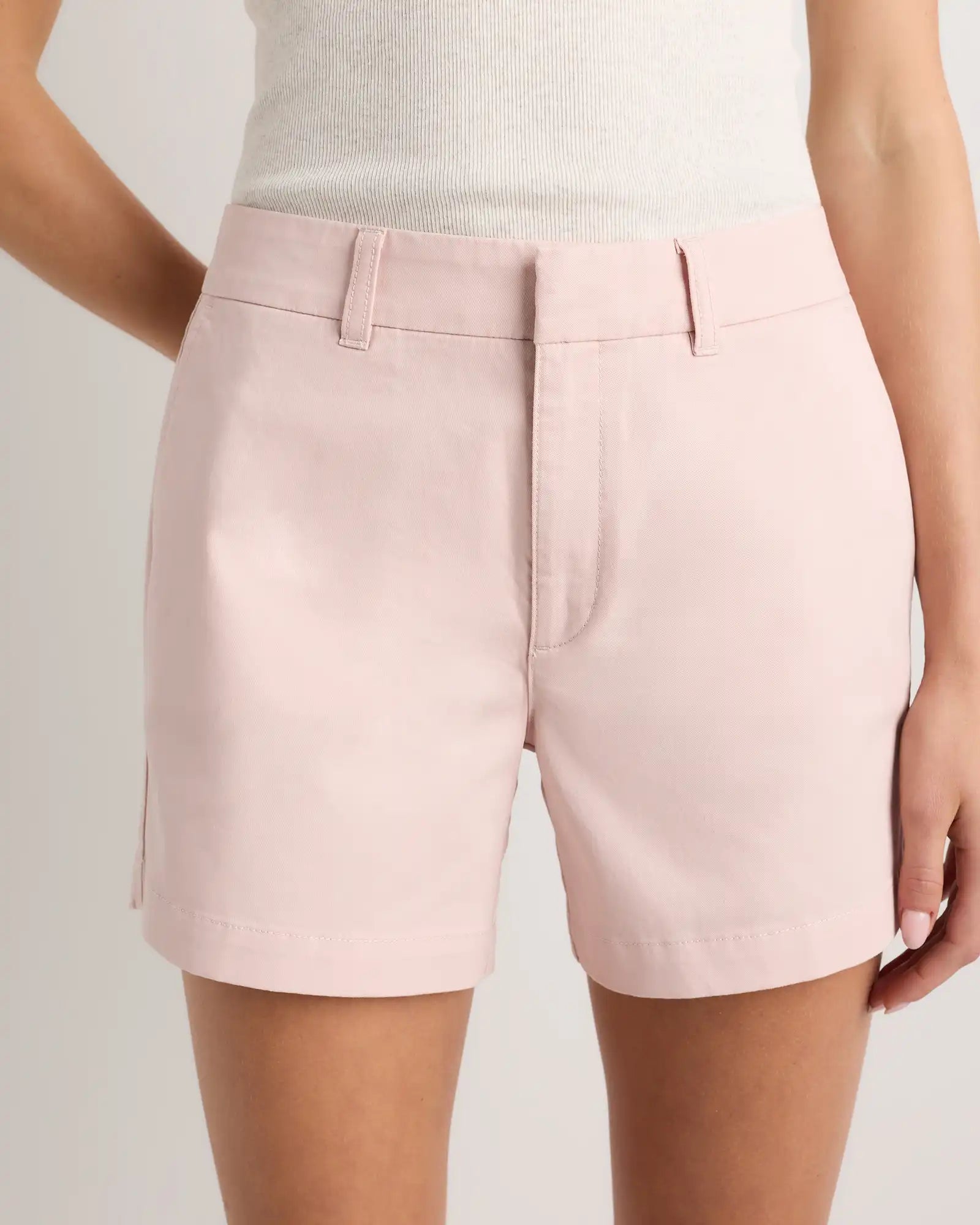 Organic Stretch Cotton Chino Shorts