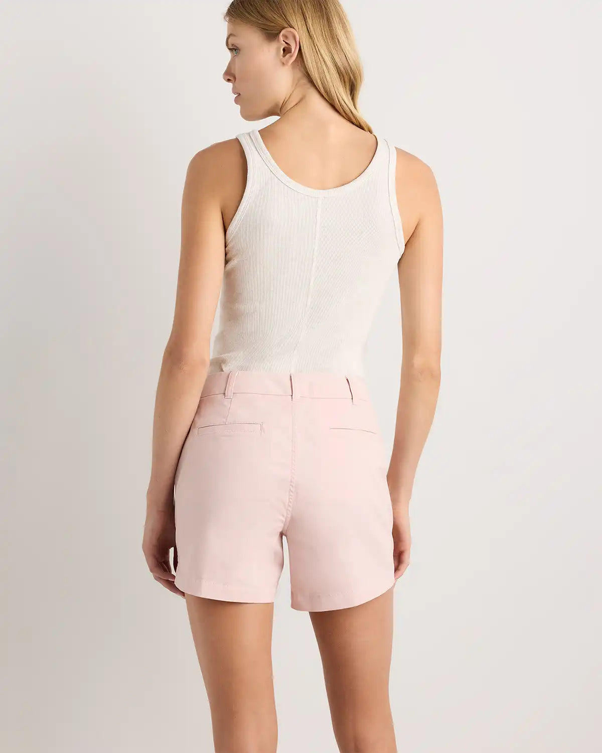 Organic Stretch Cotton Chino Shorts