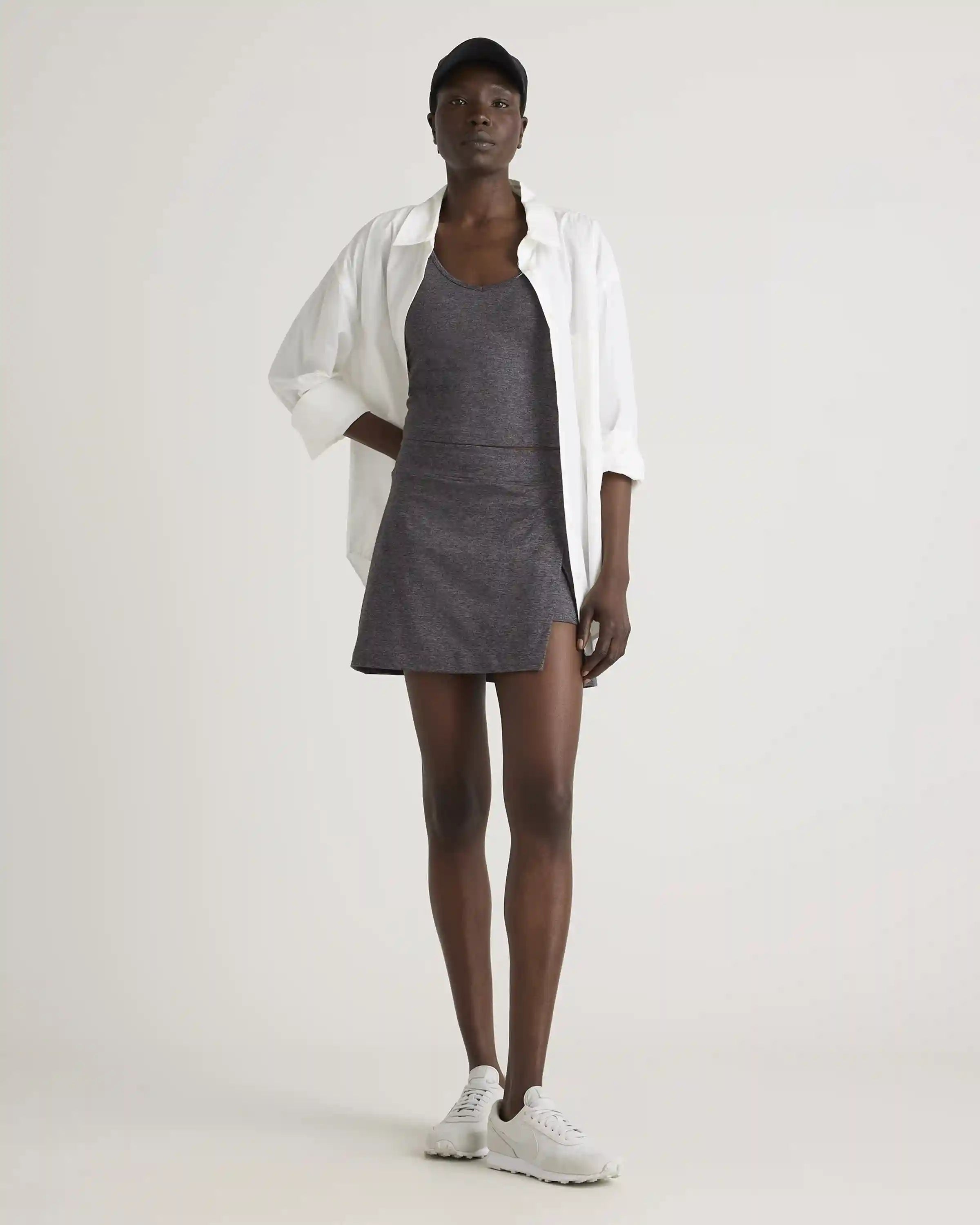 Ultra-Soft Side Slit Skort