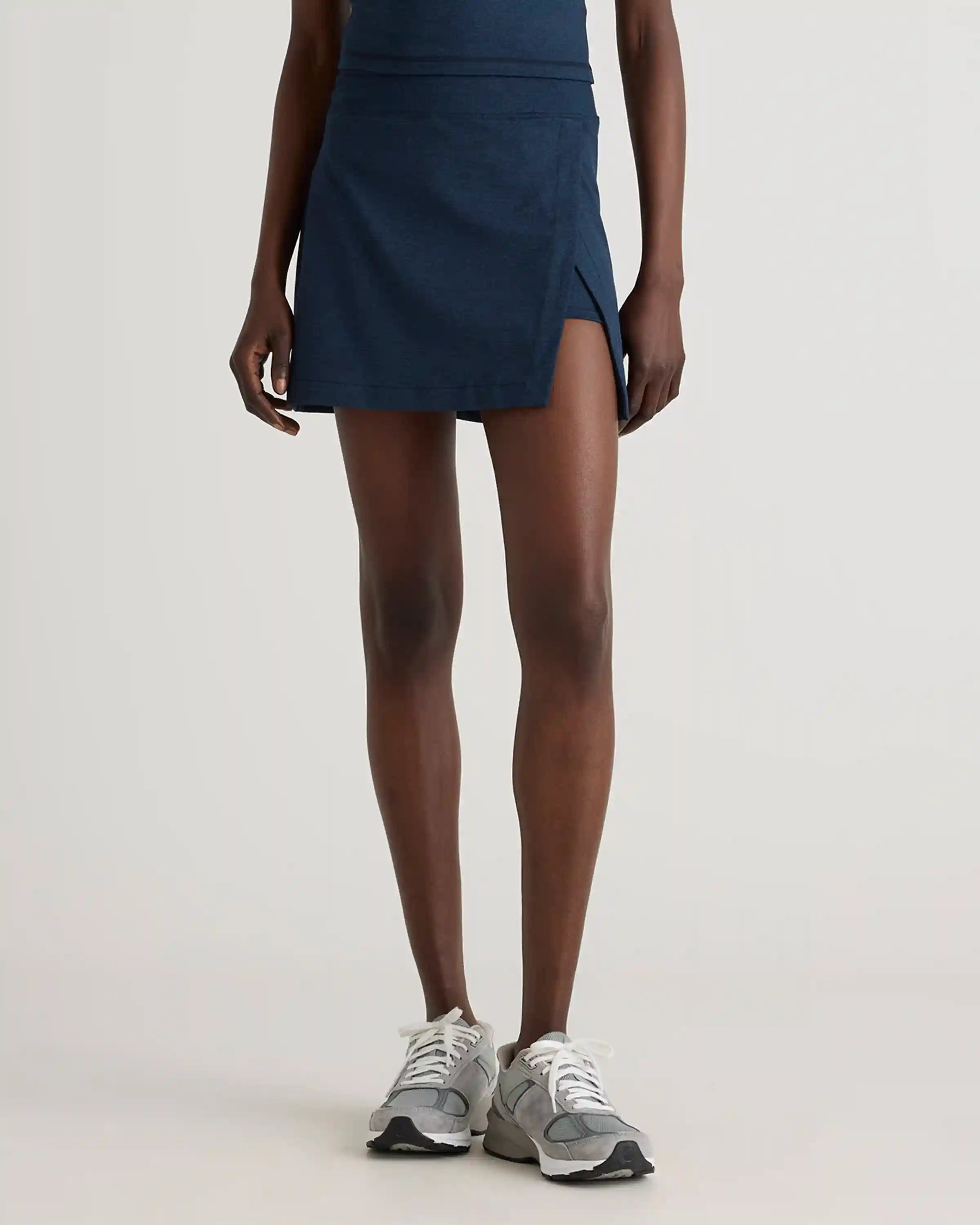 Ultra-Soft Side Slit Skort