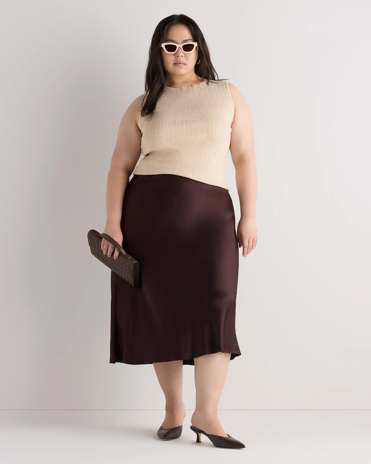 100% Washable Silk Skirt