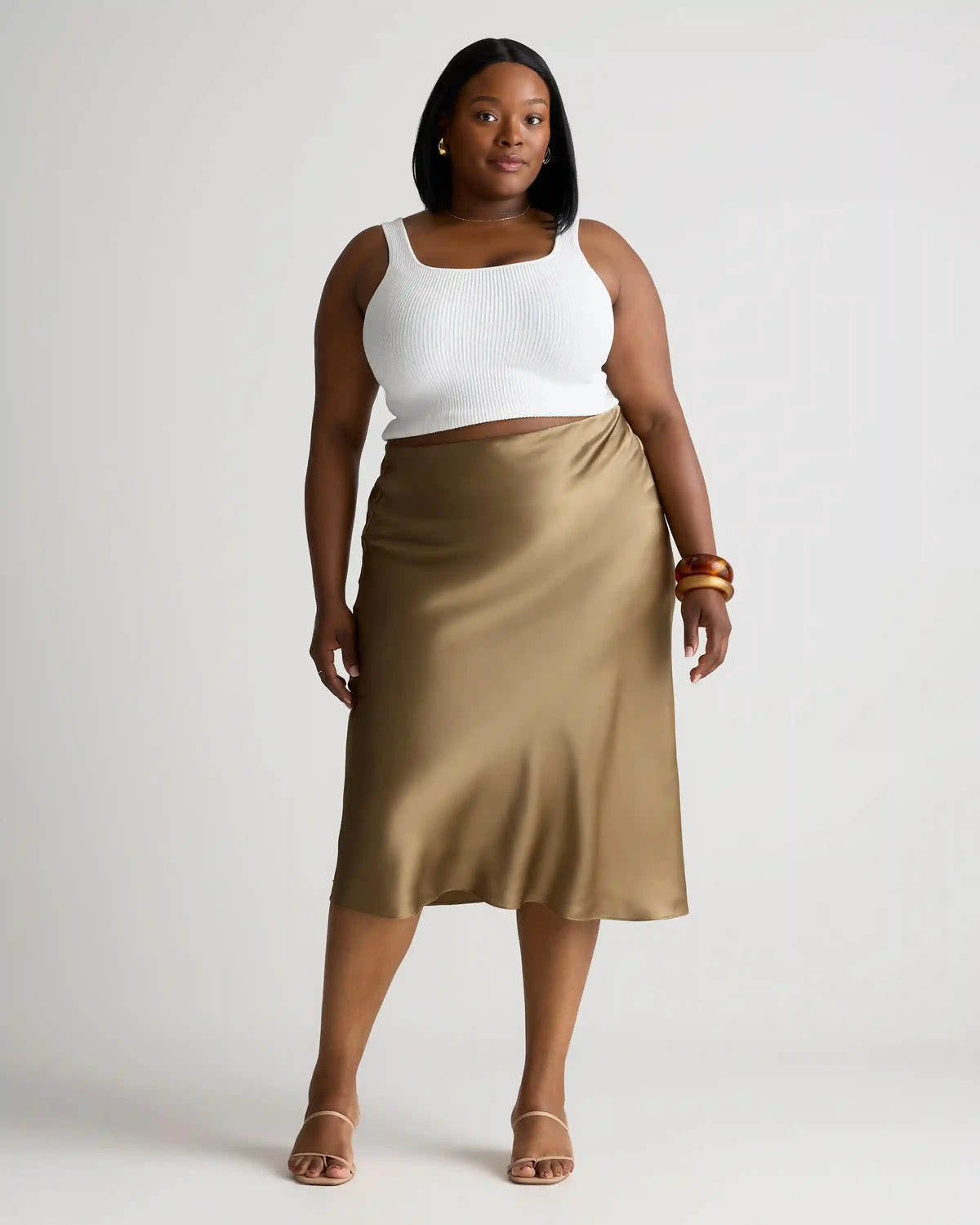 100% Washable Silk Skirt