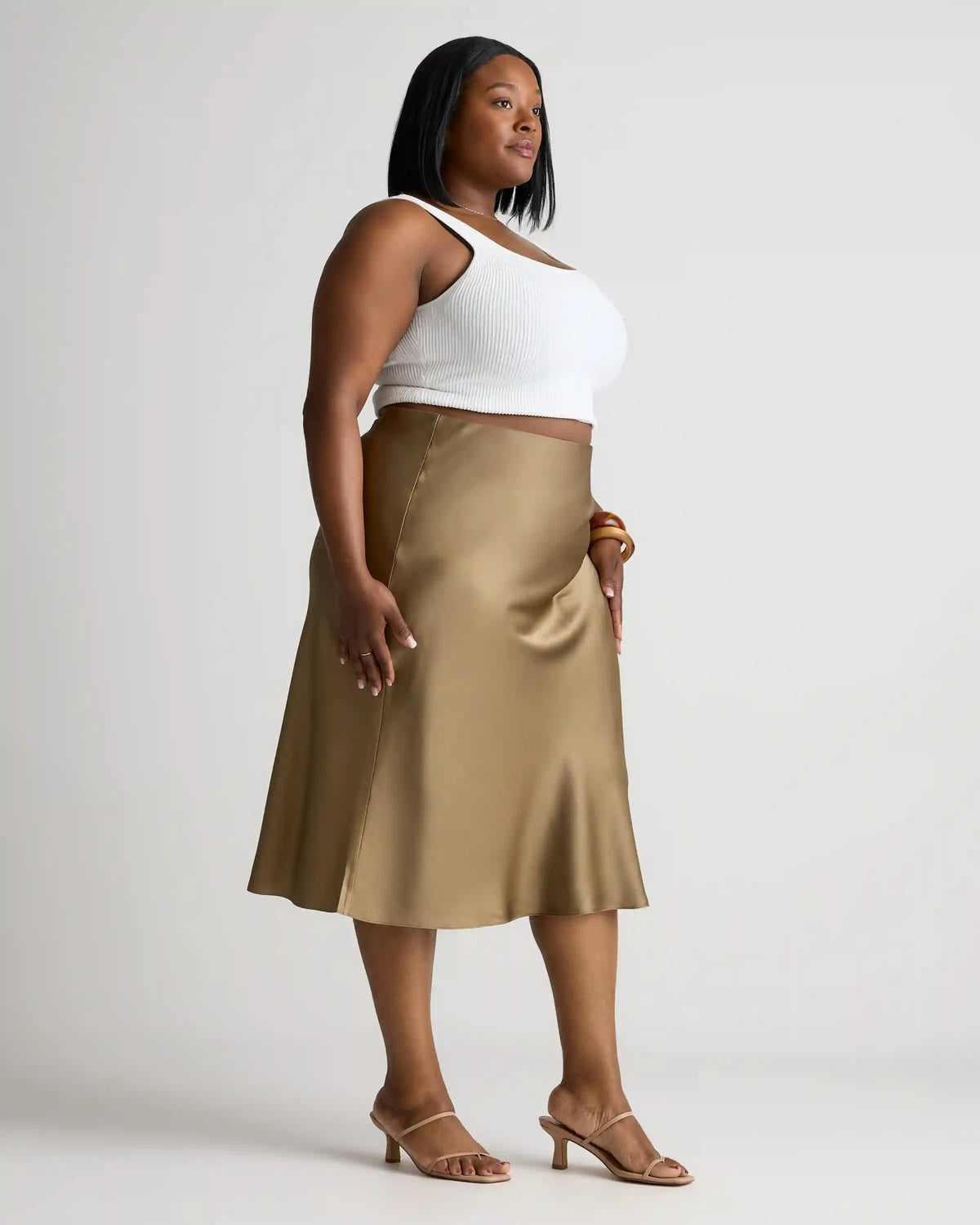 100% Washable Silk Skirt