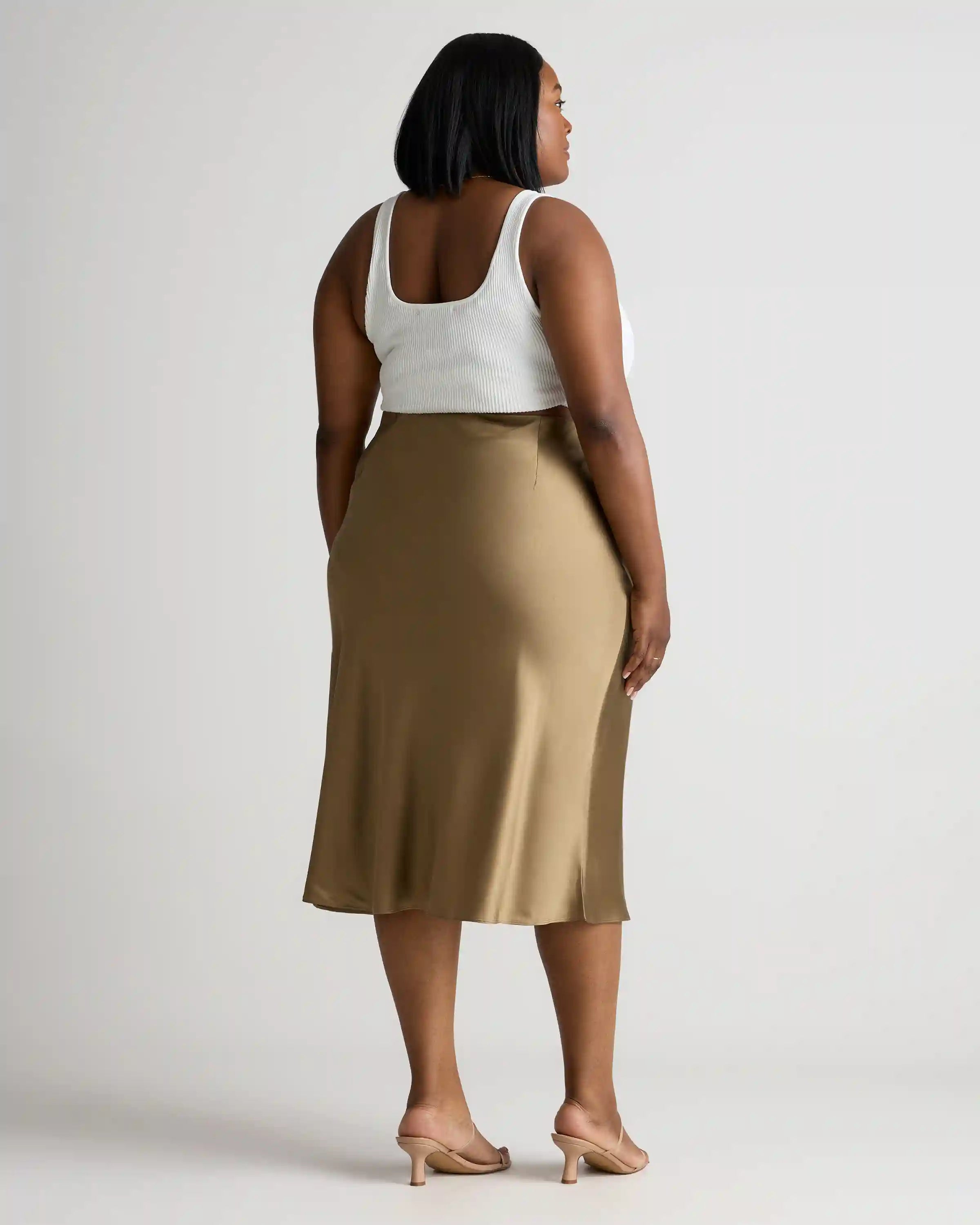 100% Washable Silk Skirt