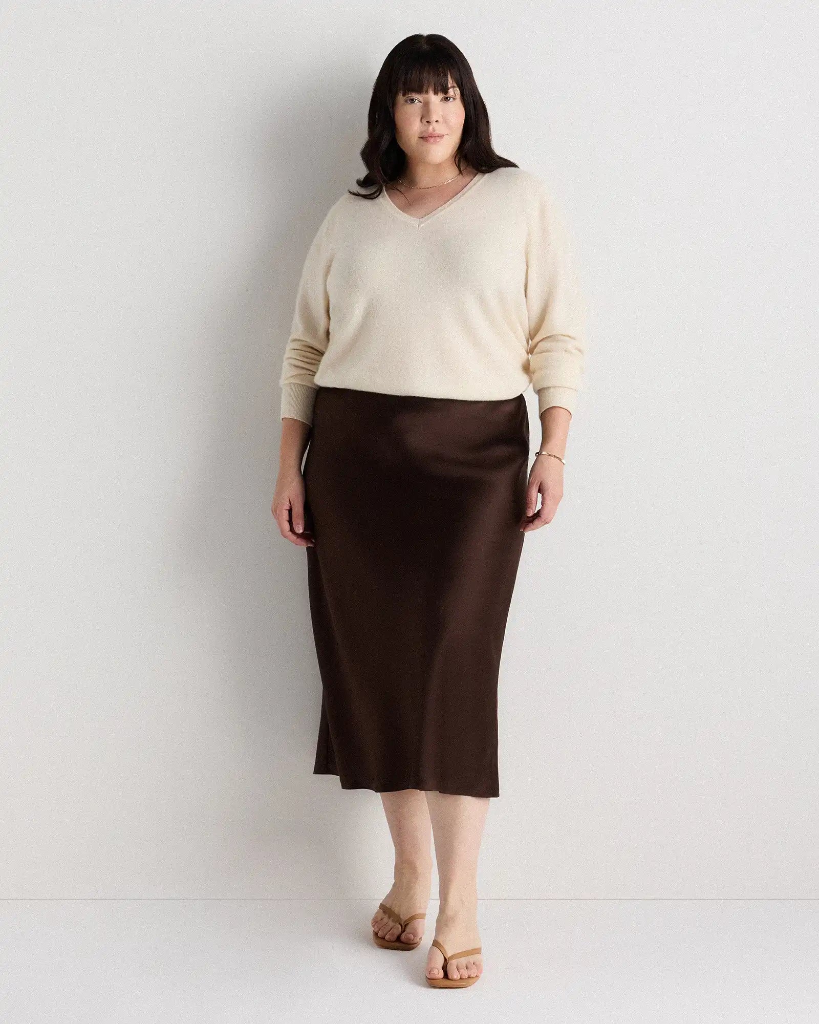 100% Washable Silk Skirt