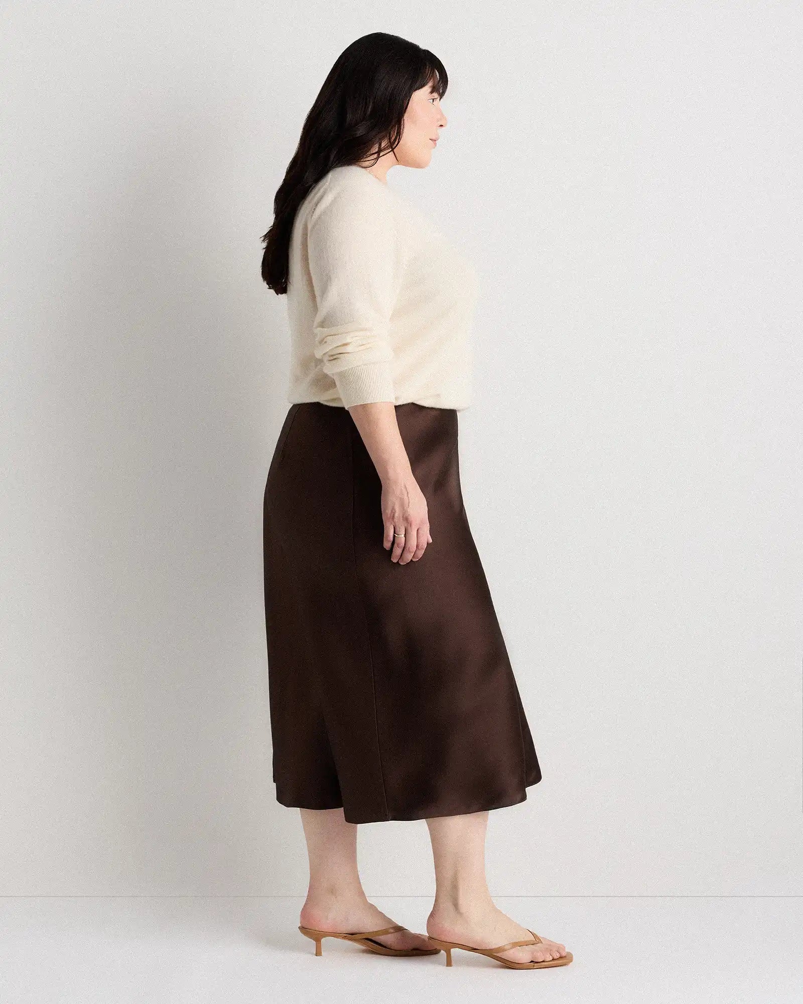 100% Washable Silk Skirt