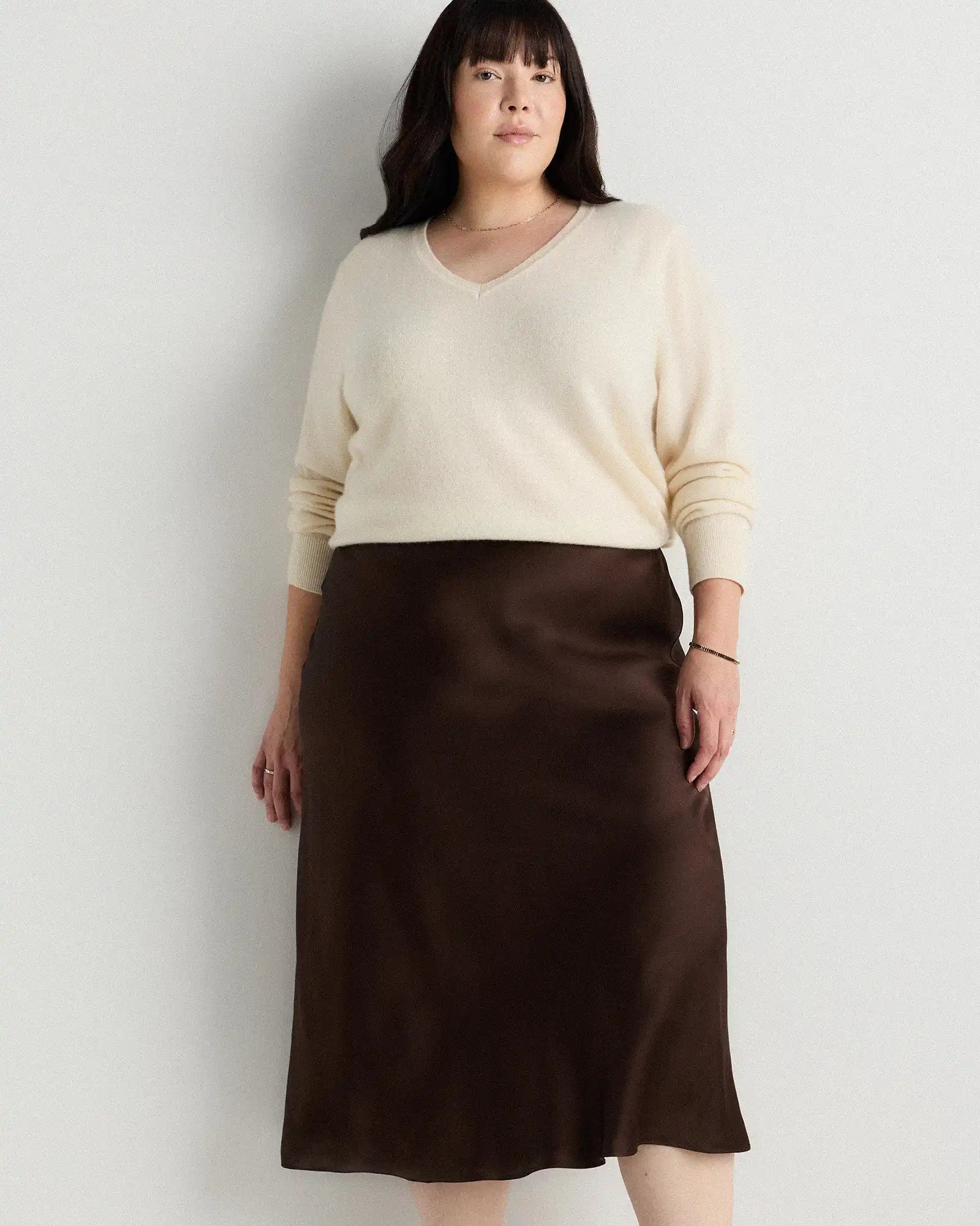 100% Washable Silk Skirt