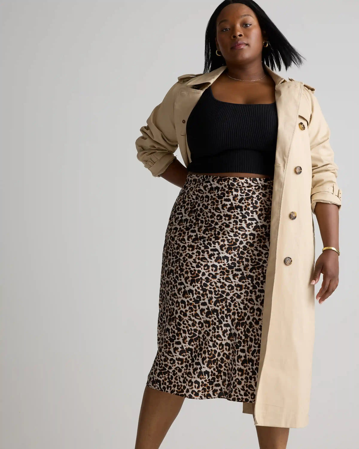 100% Washable Silk Skirt