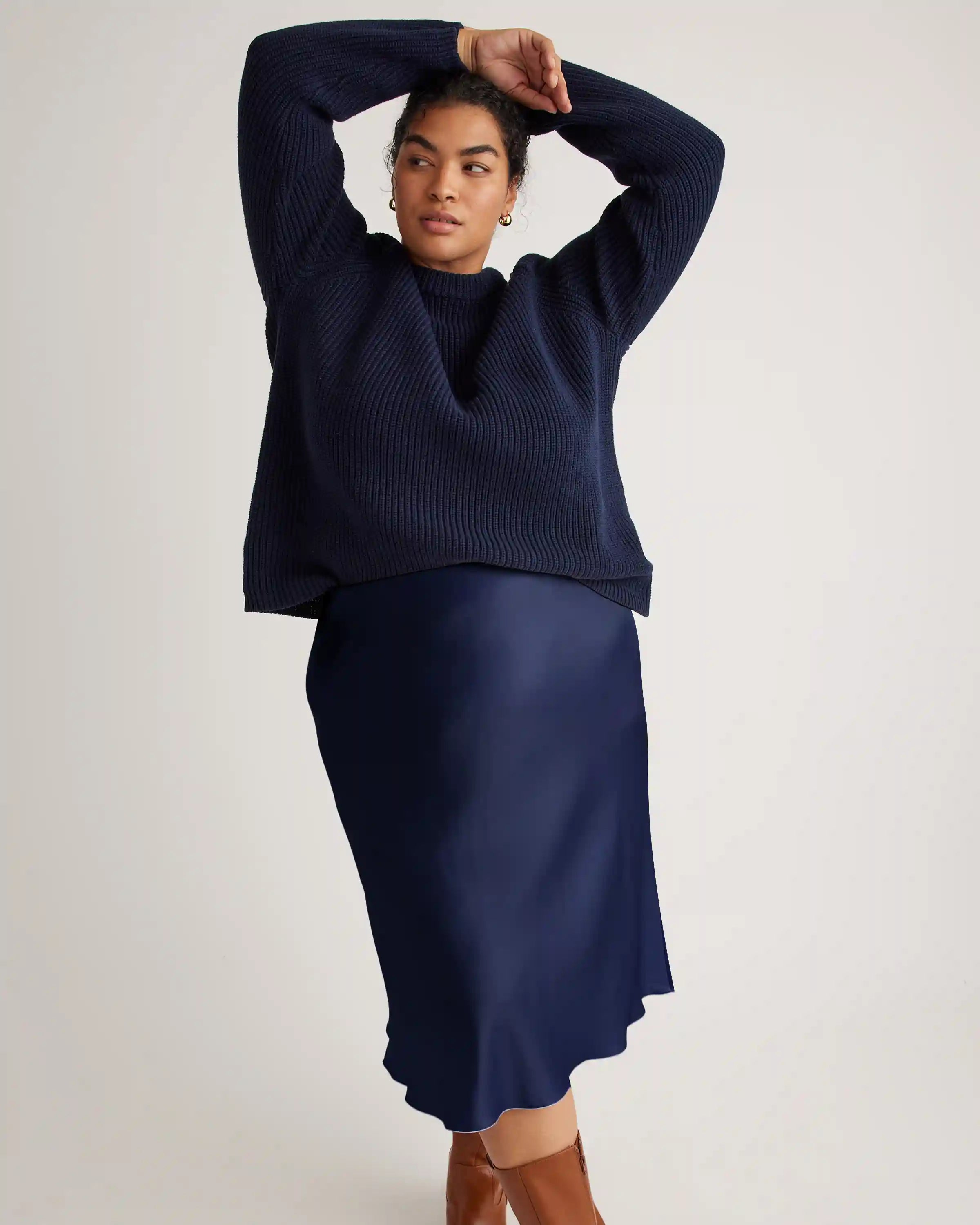 100% Washable Silk Skirt