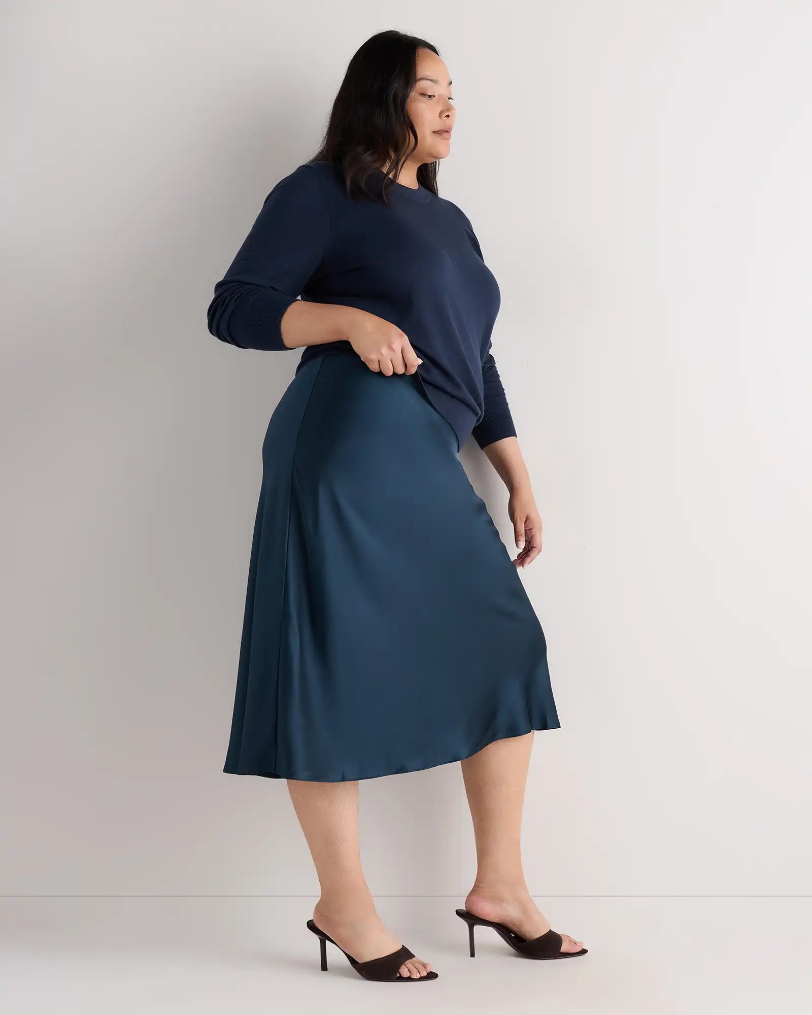 100% Washable Silk Skirt
