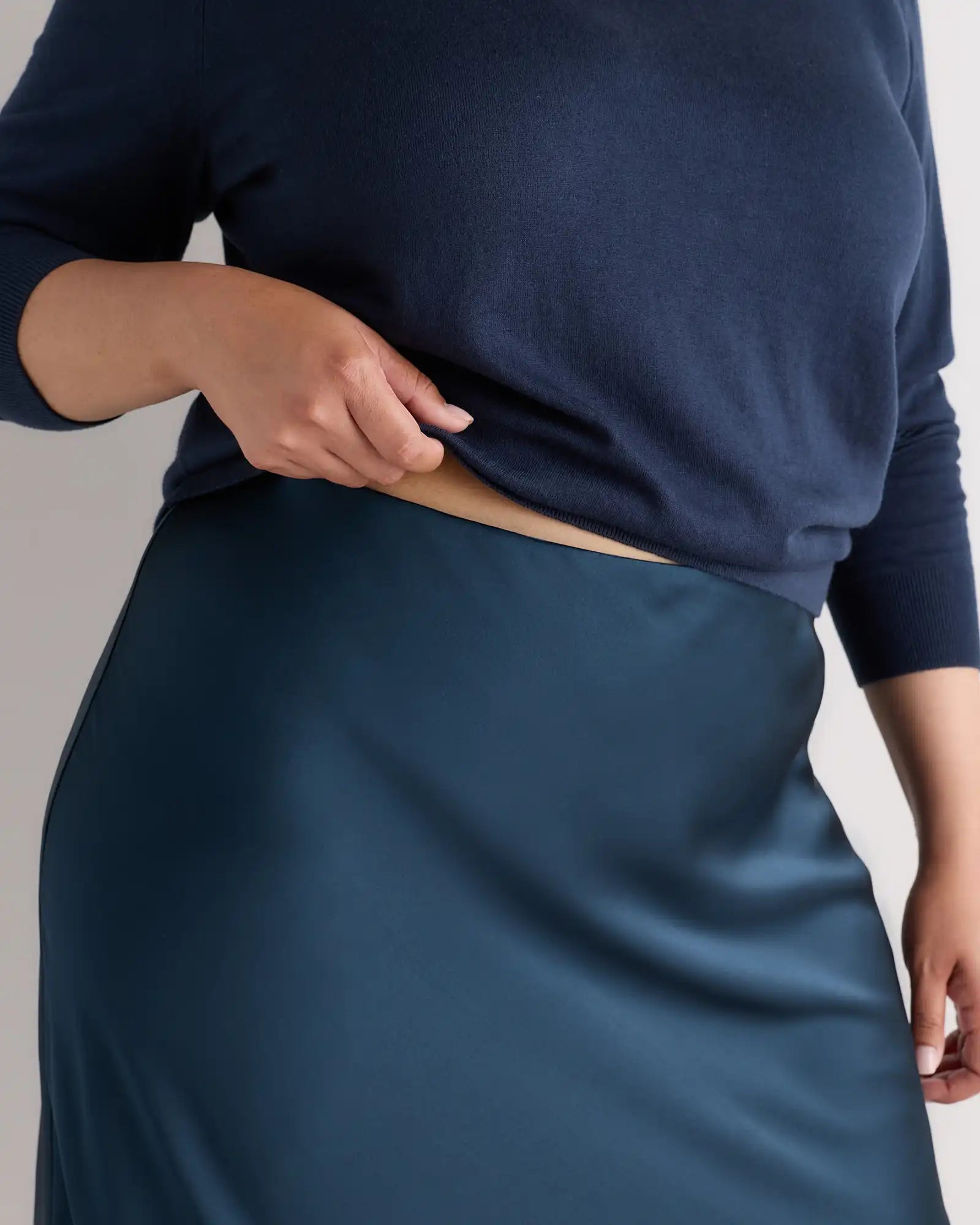 100% Washable Silk Skirt