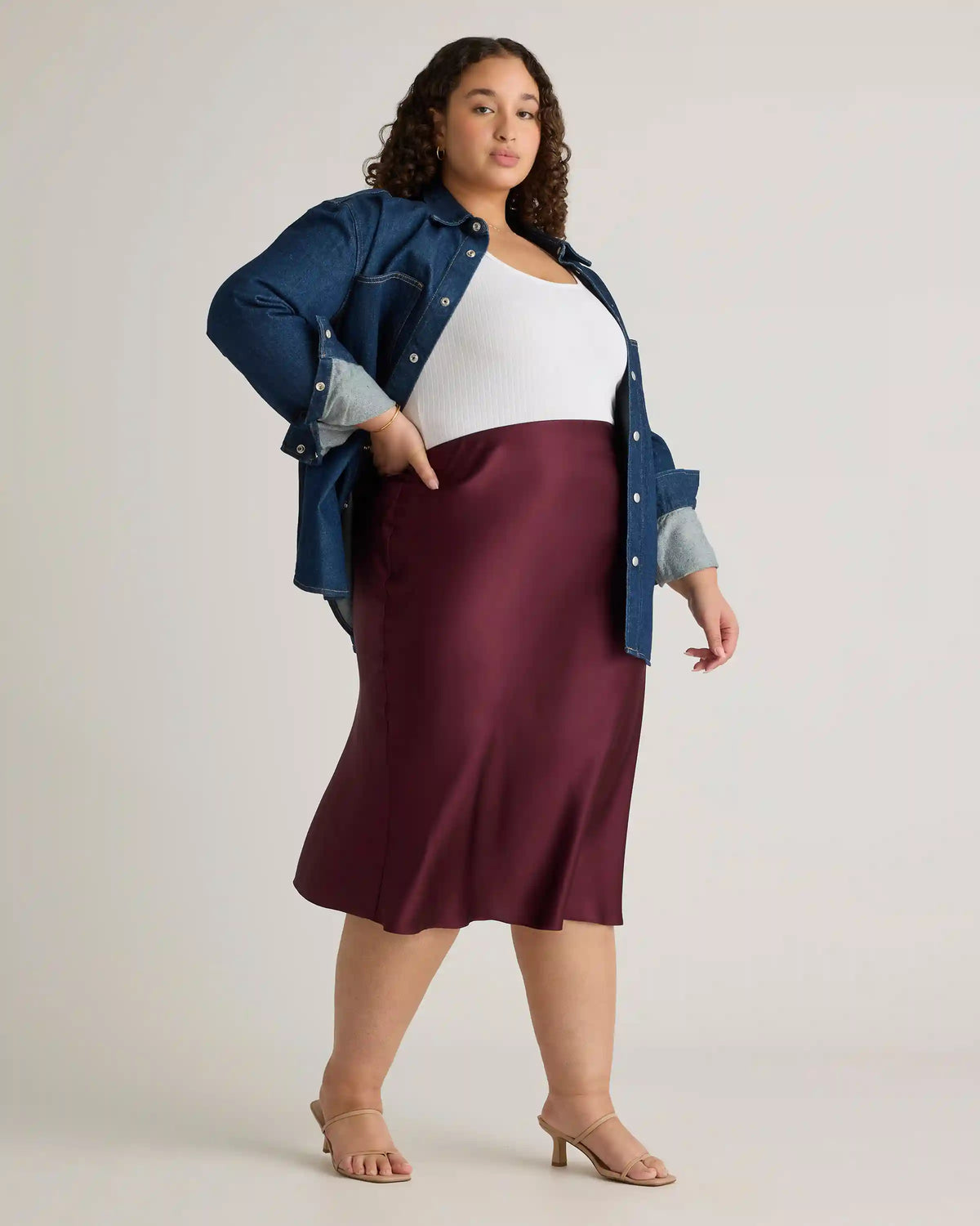 100% Washable Silk Skirt