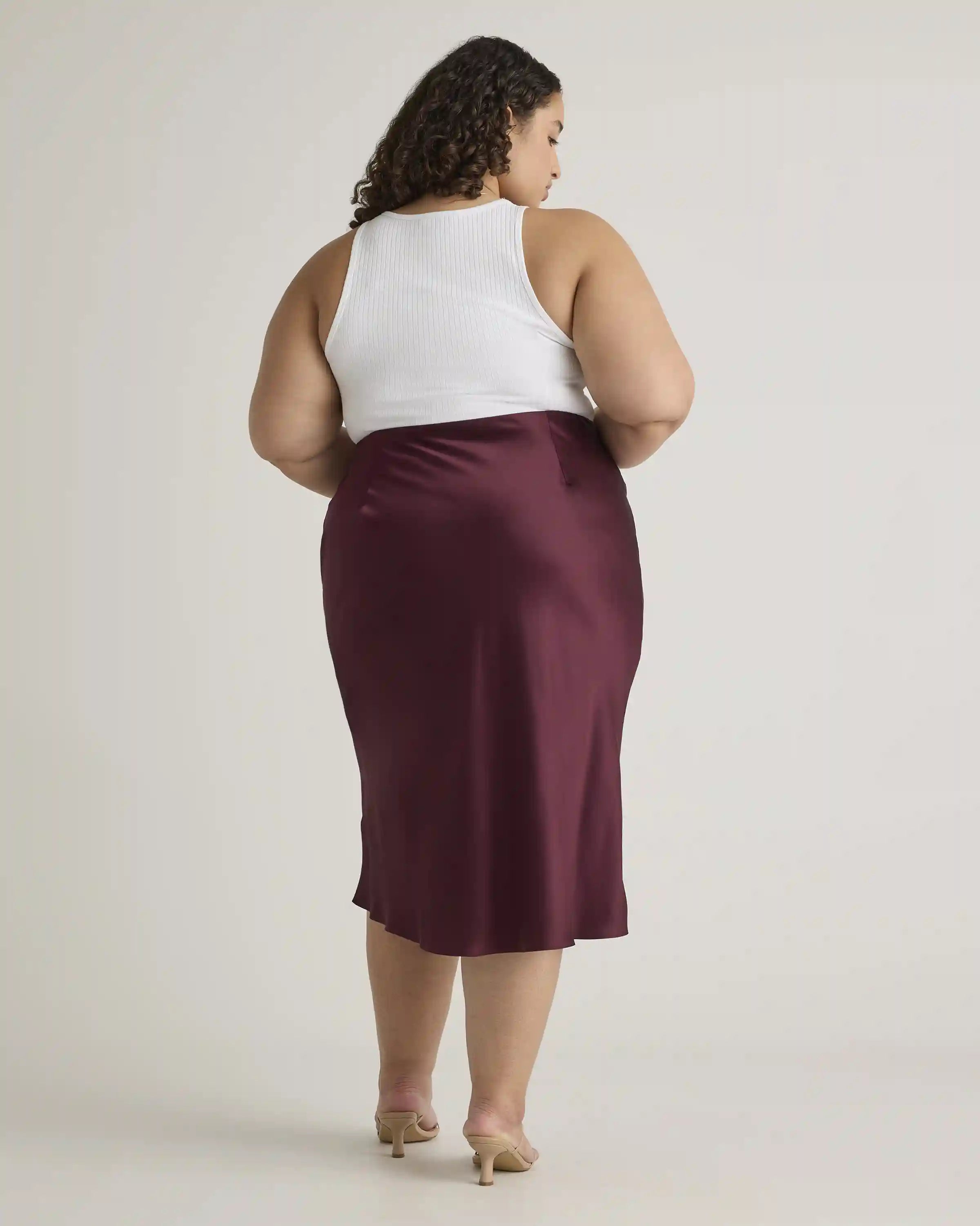 100% Washable Silk Skirt