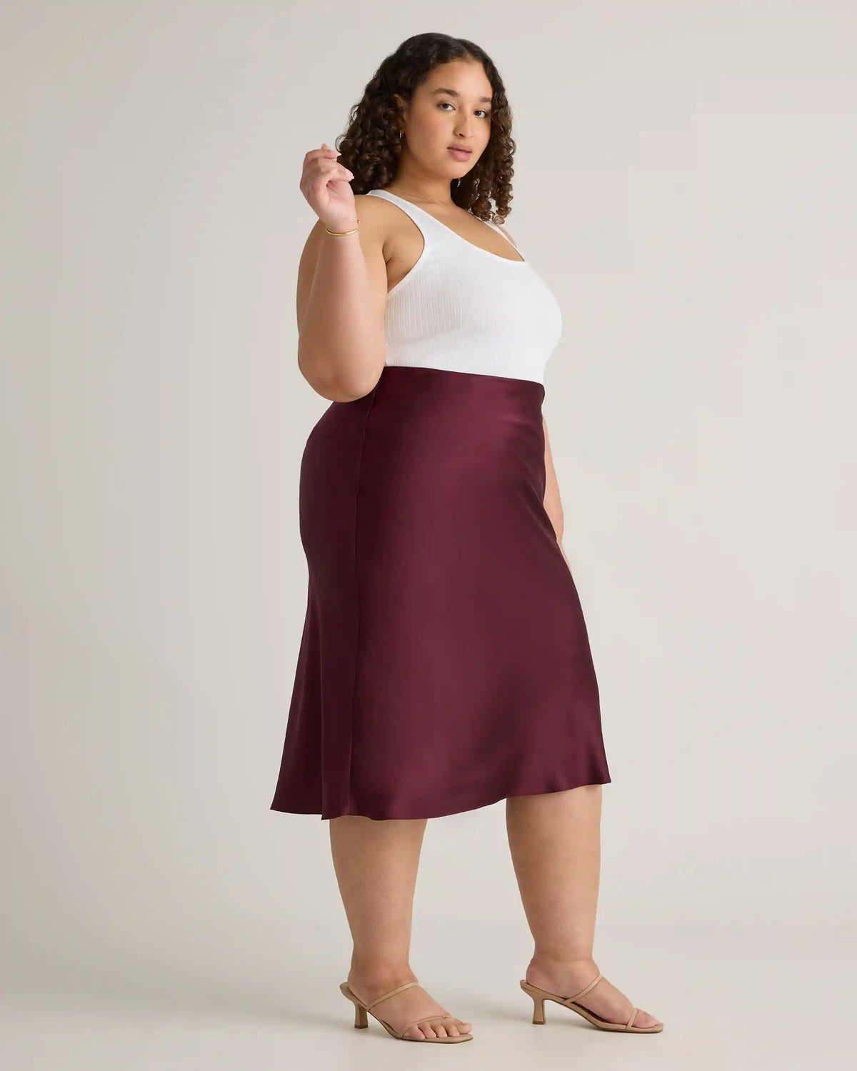 100% Washable Silk Skirt