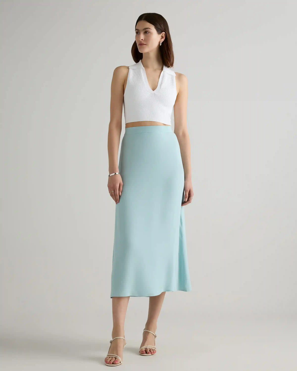 Lightweight Crepe Slip Skirt