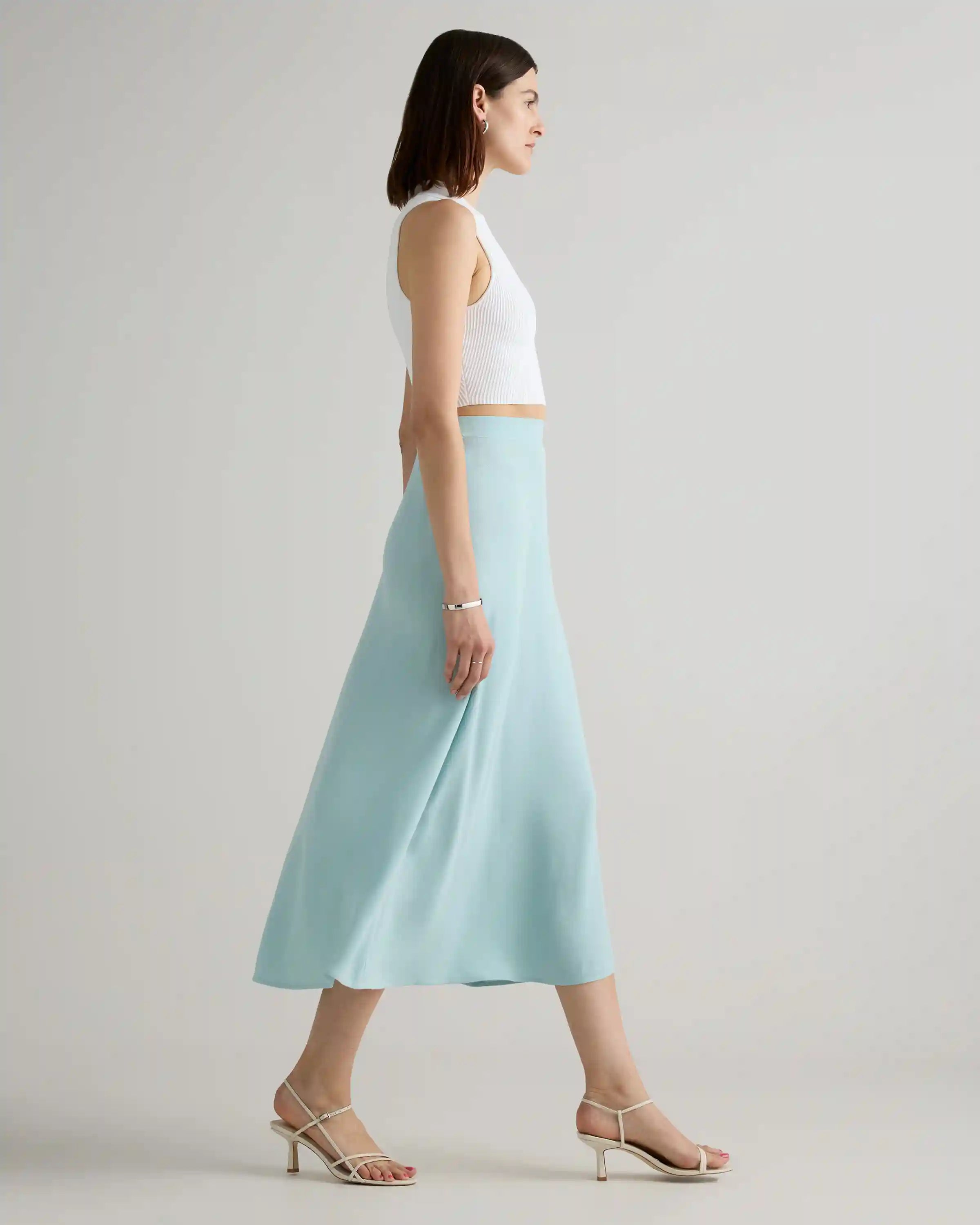 Lightweight Crepe Slip Skirt