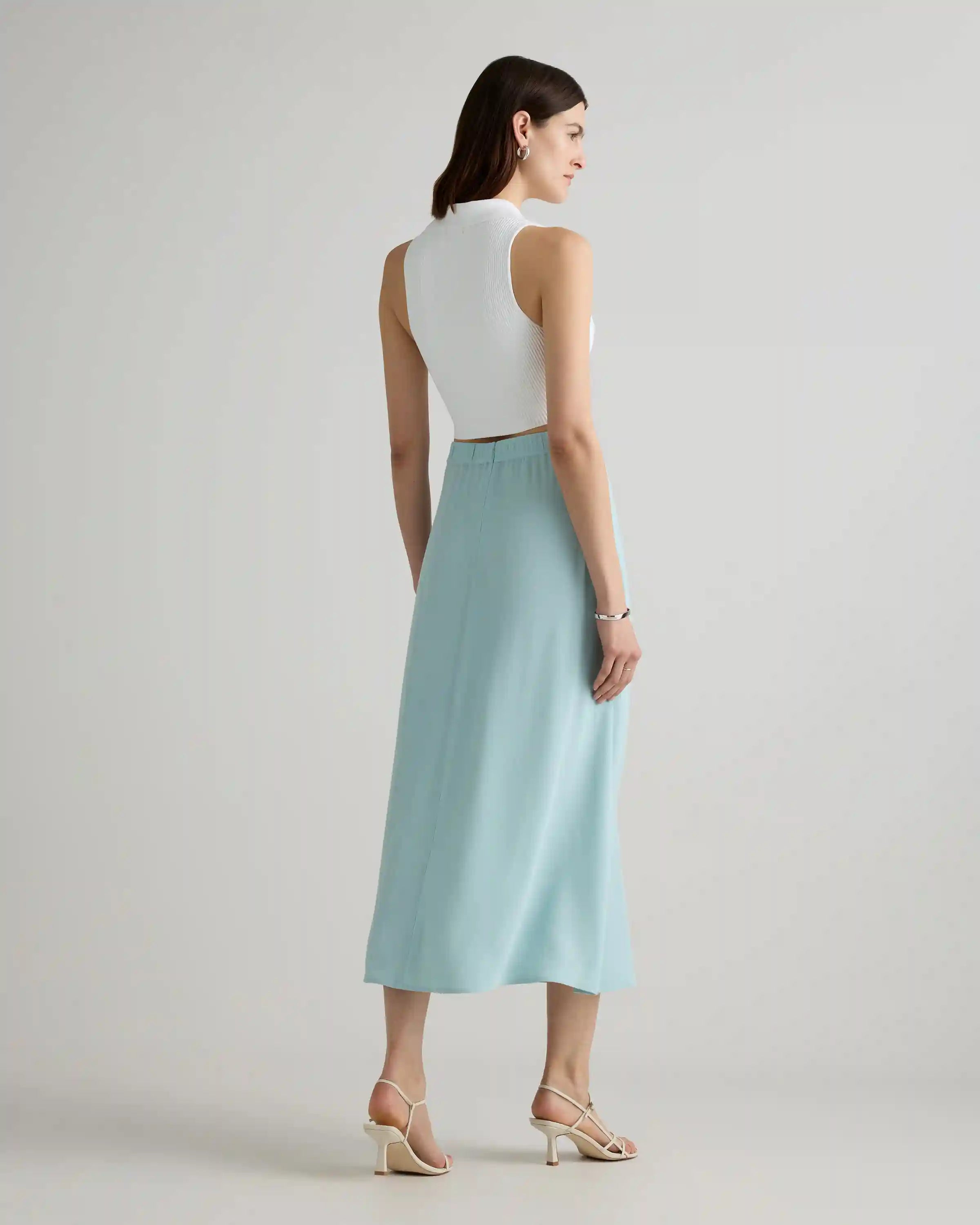 Lightweight Crepe Slip Skirt