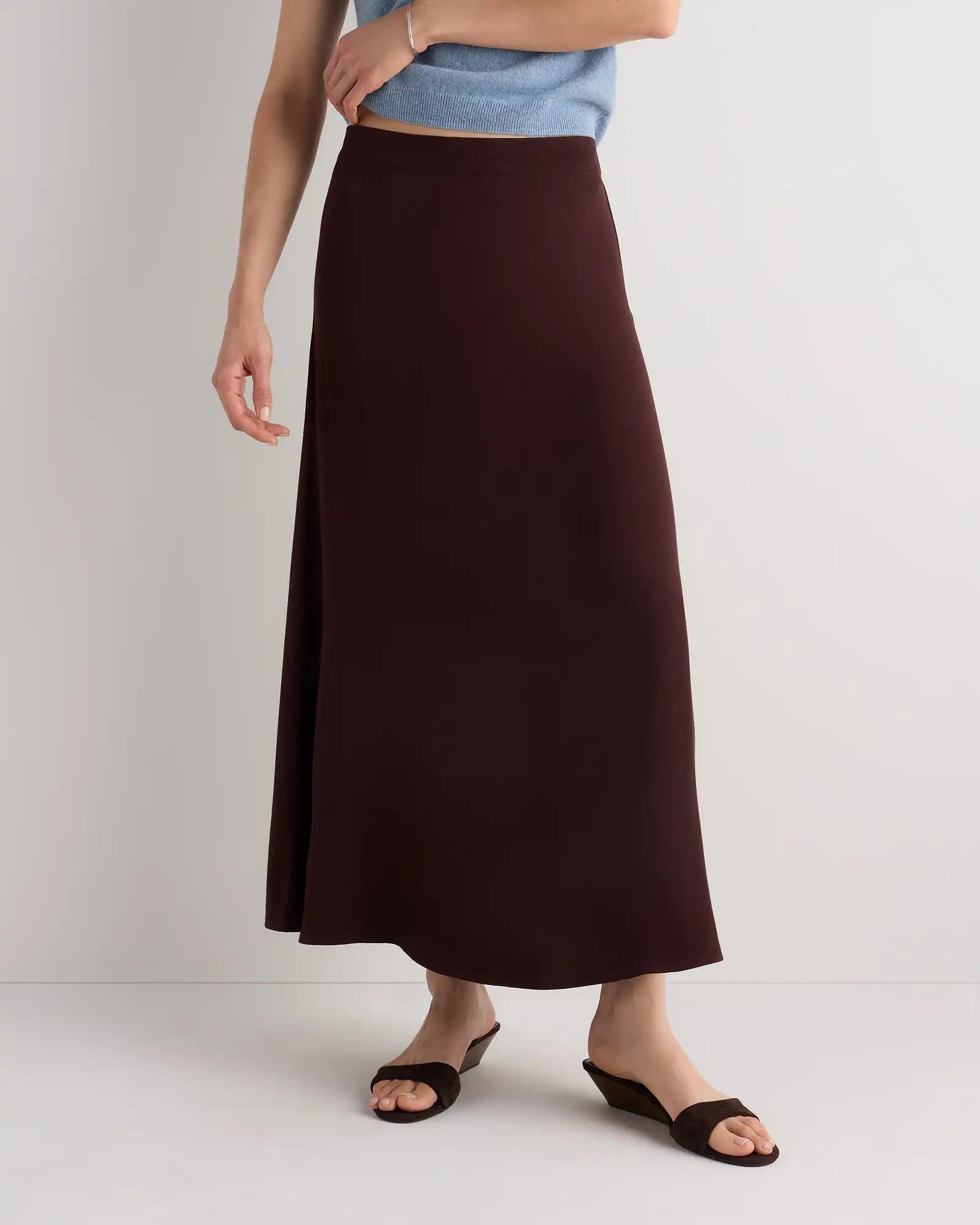 Lightweight Crepe Slip Skirt