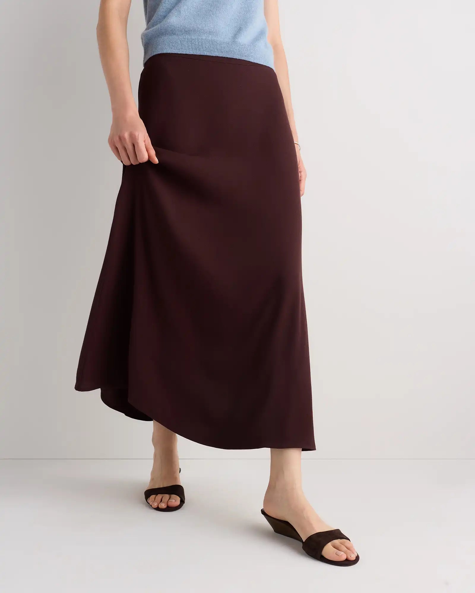 Lightweight Crepe Slip Skirt