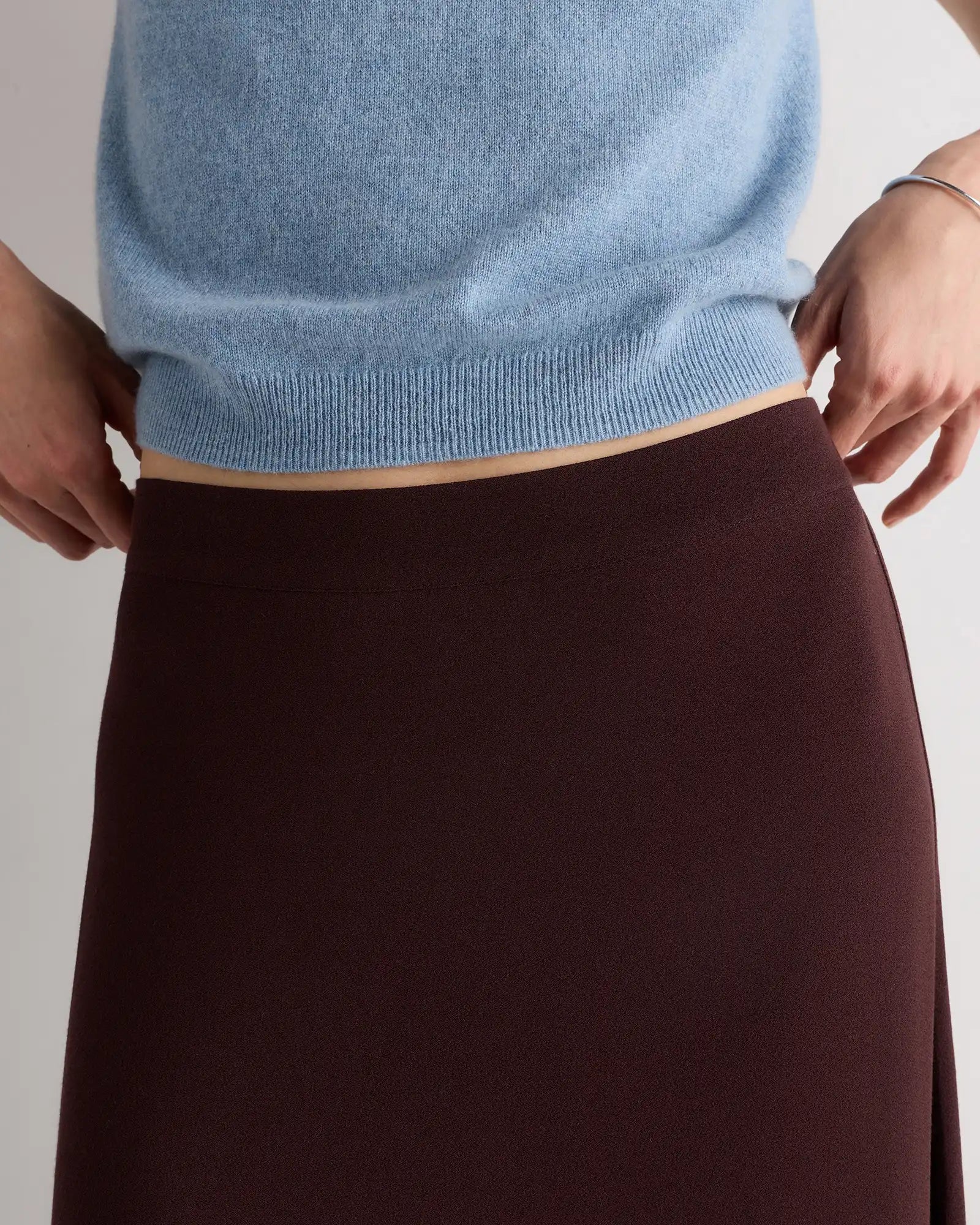 Lightweight Crepe Slip Skirt