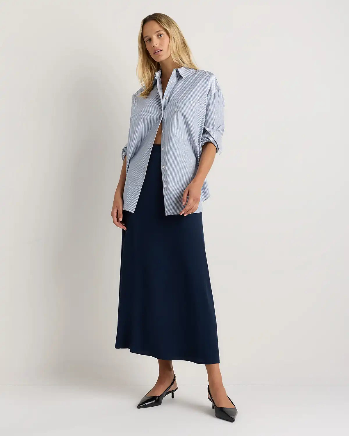 Lightweight Crepe Slip Skirt