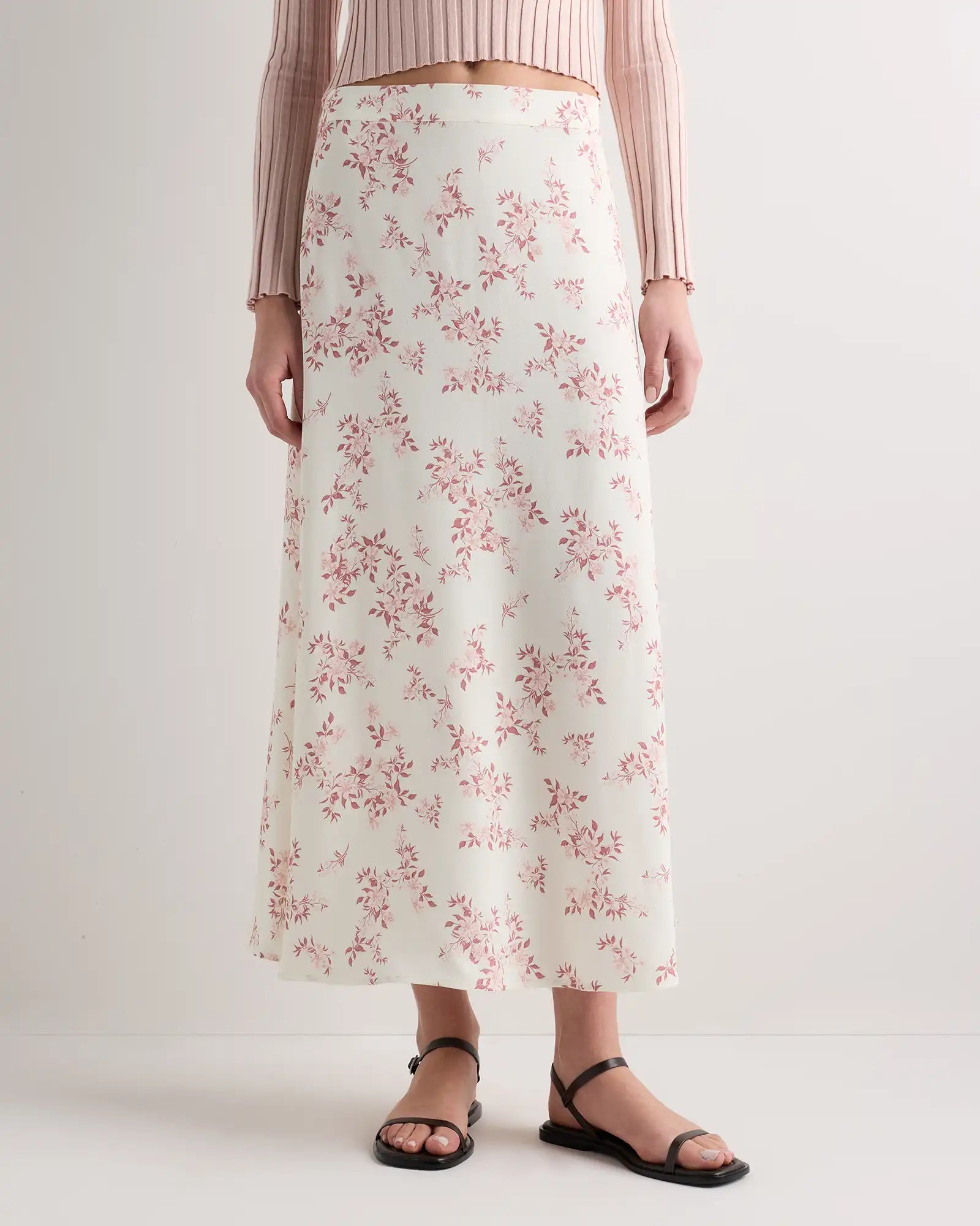 Lightweight Crepe Slip Skirt